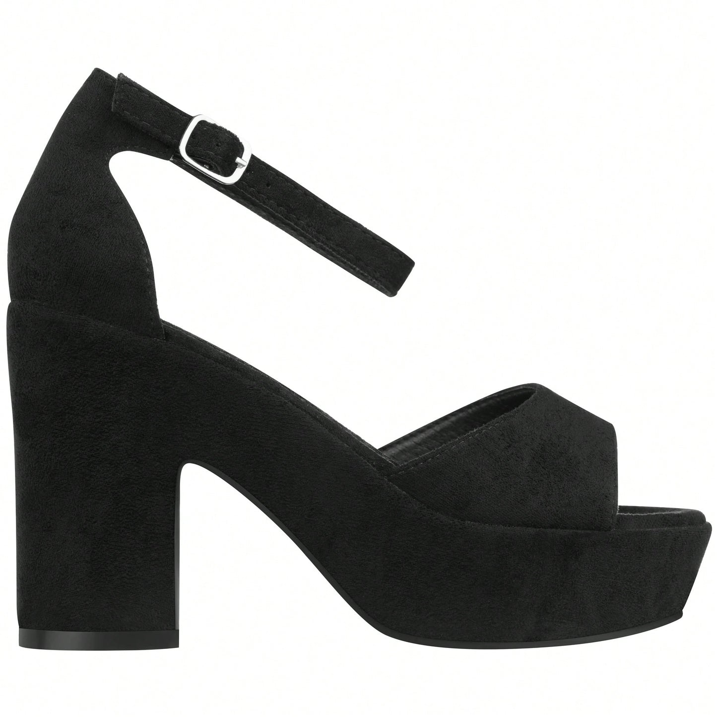 Women Platform Chunky Heeled Sandals Ankle Strap Sexy Open Toe Heels Chunky Block Platform Wedge Sandals