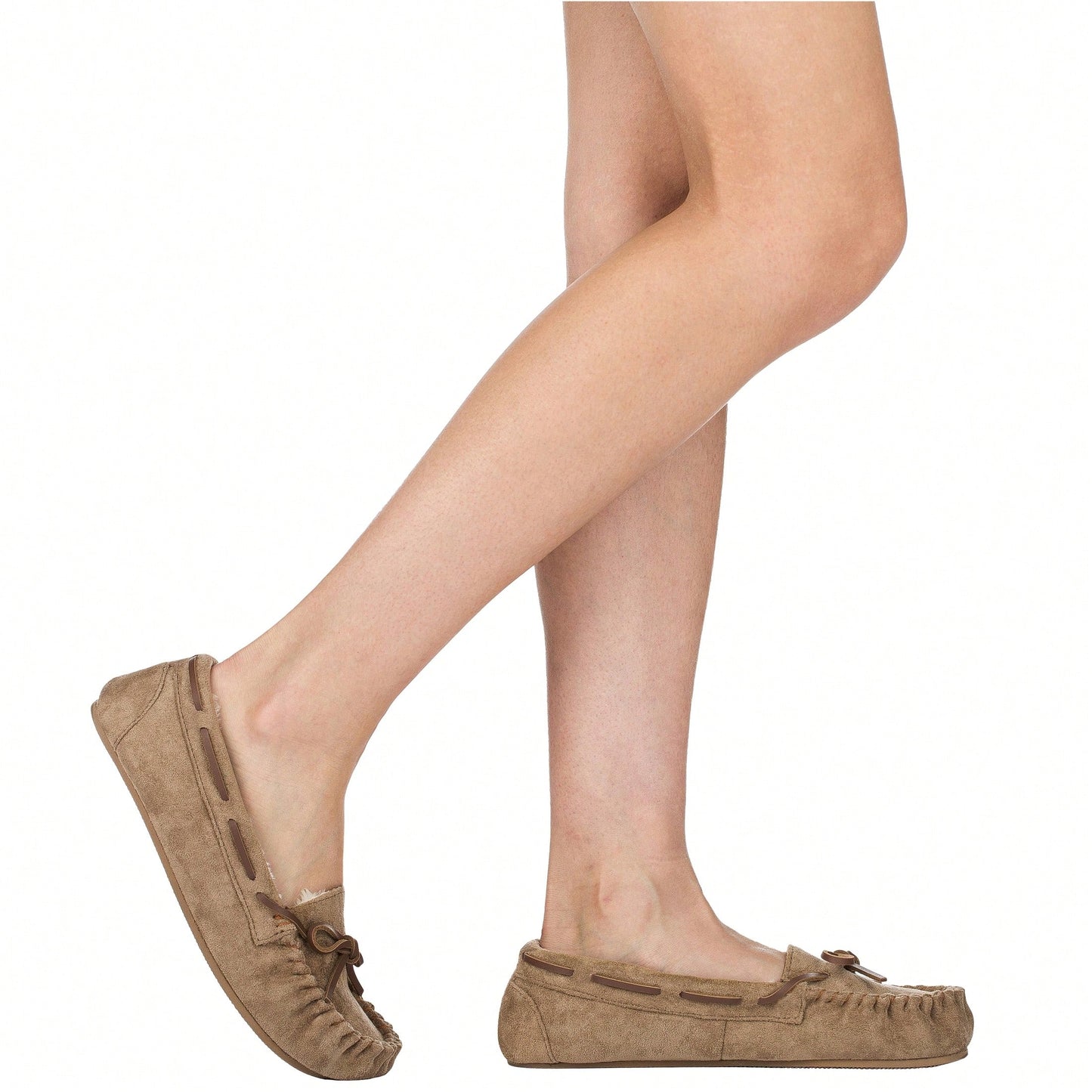 Women House Slippers Faux Furs Indoor Outdoor Moccasin Shoes Fuzzy Fluffy Furry Loafers Warm Flat Shoes Furry Slippers