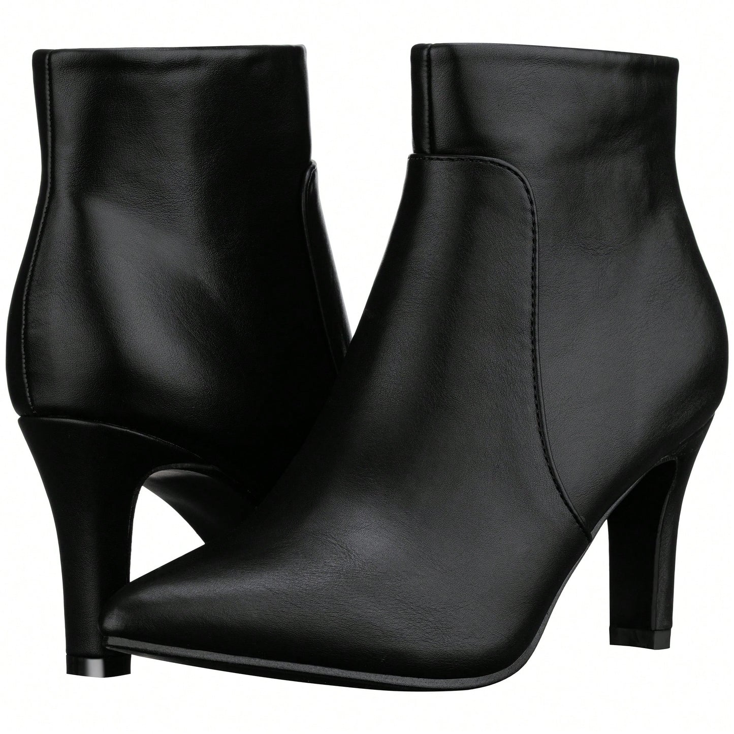 Women's Pointed Toe Stiletto Heel Ankle Boots Thin High Heel Fashionable Ankle Boots Short Boots High Heel Ankle Boots Winter Booties