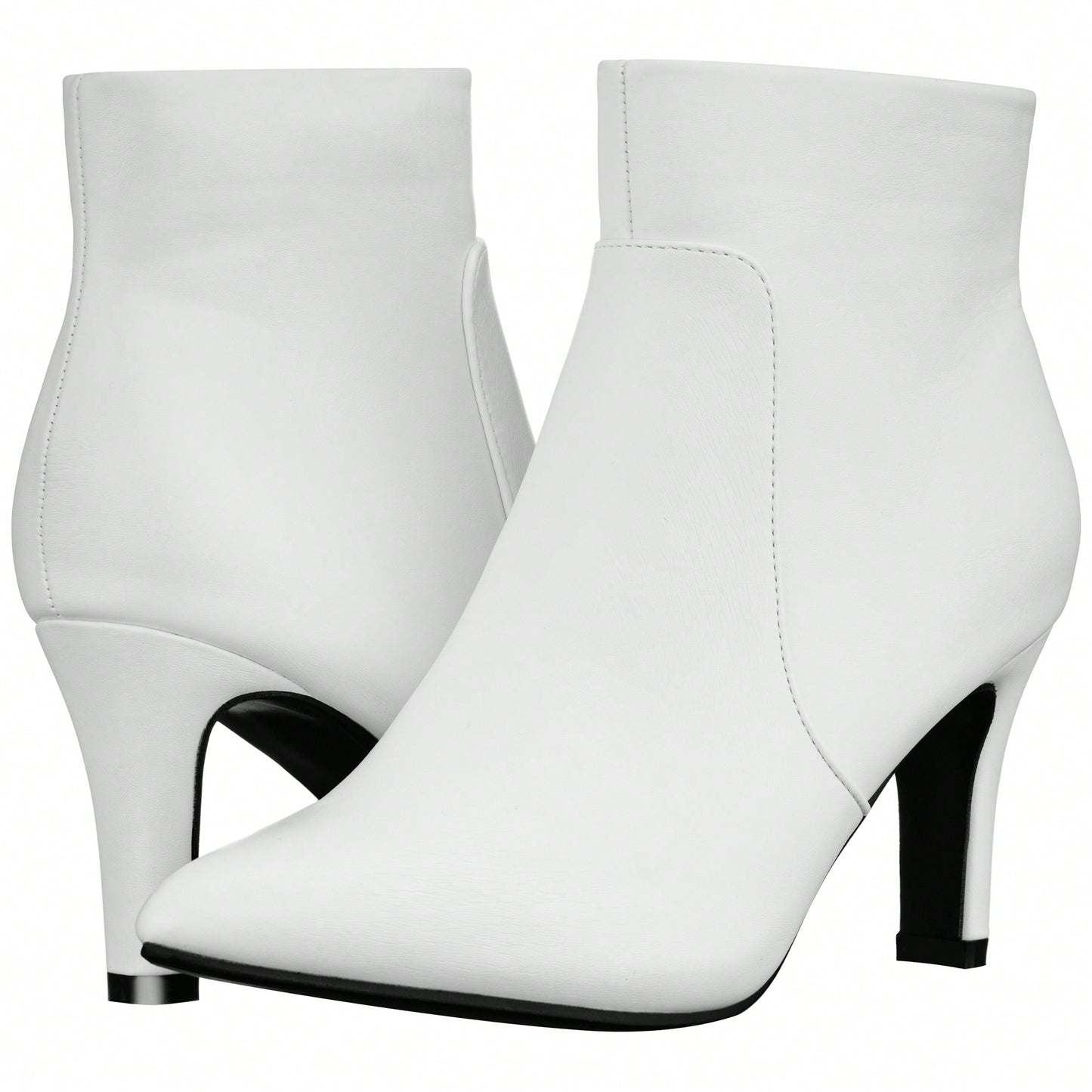 Women's Pointed Toe Stiletto Heel Ankle Boots Thin High Heel Fashionable Ankle Boots Short Boots High Heel Ankle Boots Winter Booties