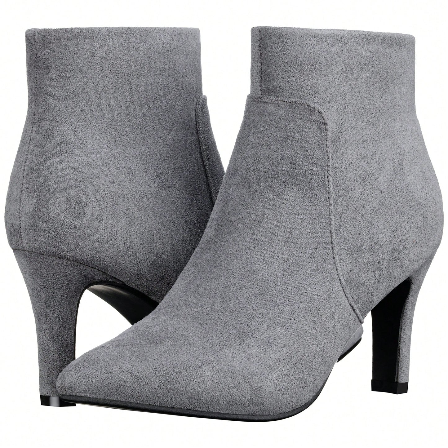 Women's Pointed Toe Stiletto Heel Ankle Boots Thin High Heel Fashionable Ankle Boots Short Boots High Heel Ankle Boots Winter Booties