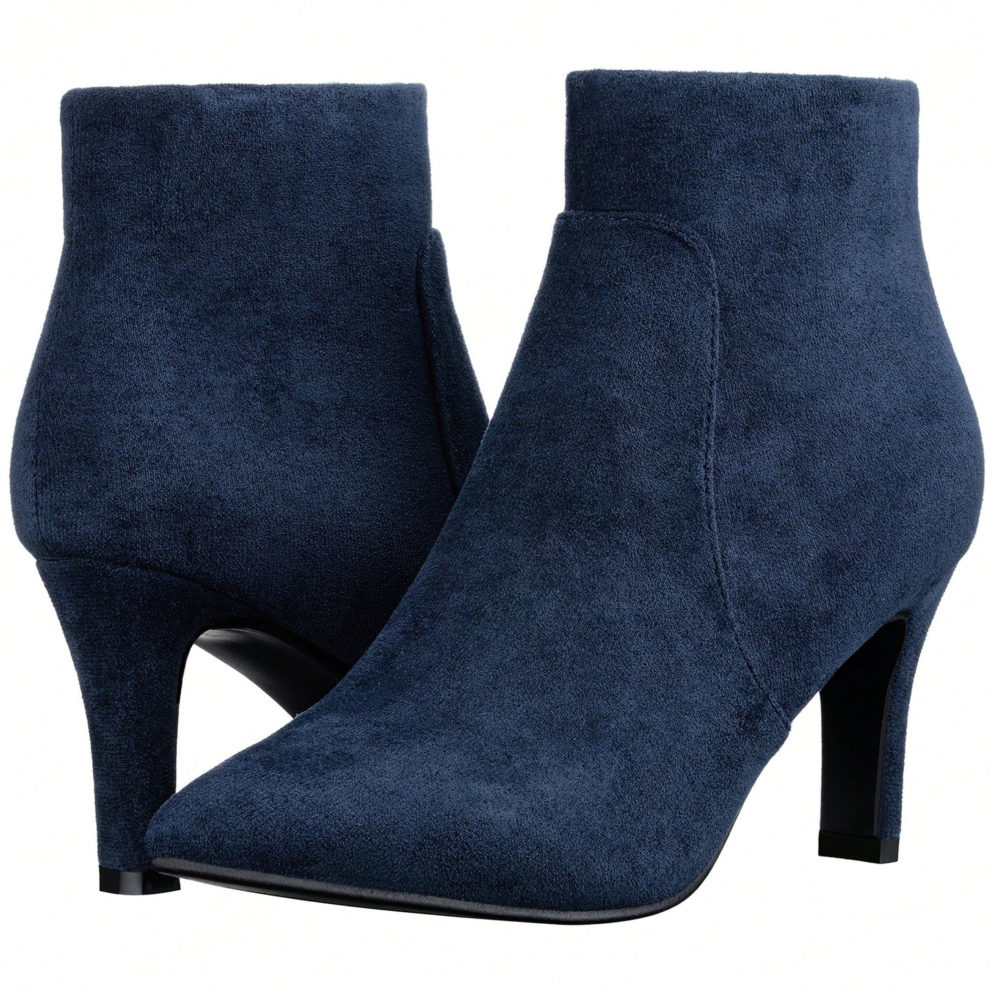 Women's Pointed Toe Stiletto Heel Ankle Boots Thin High Heel Fashionable Ankle Boots Short Boots High Heel Ankle Boots Winter Booties