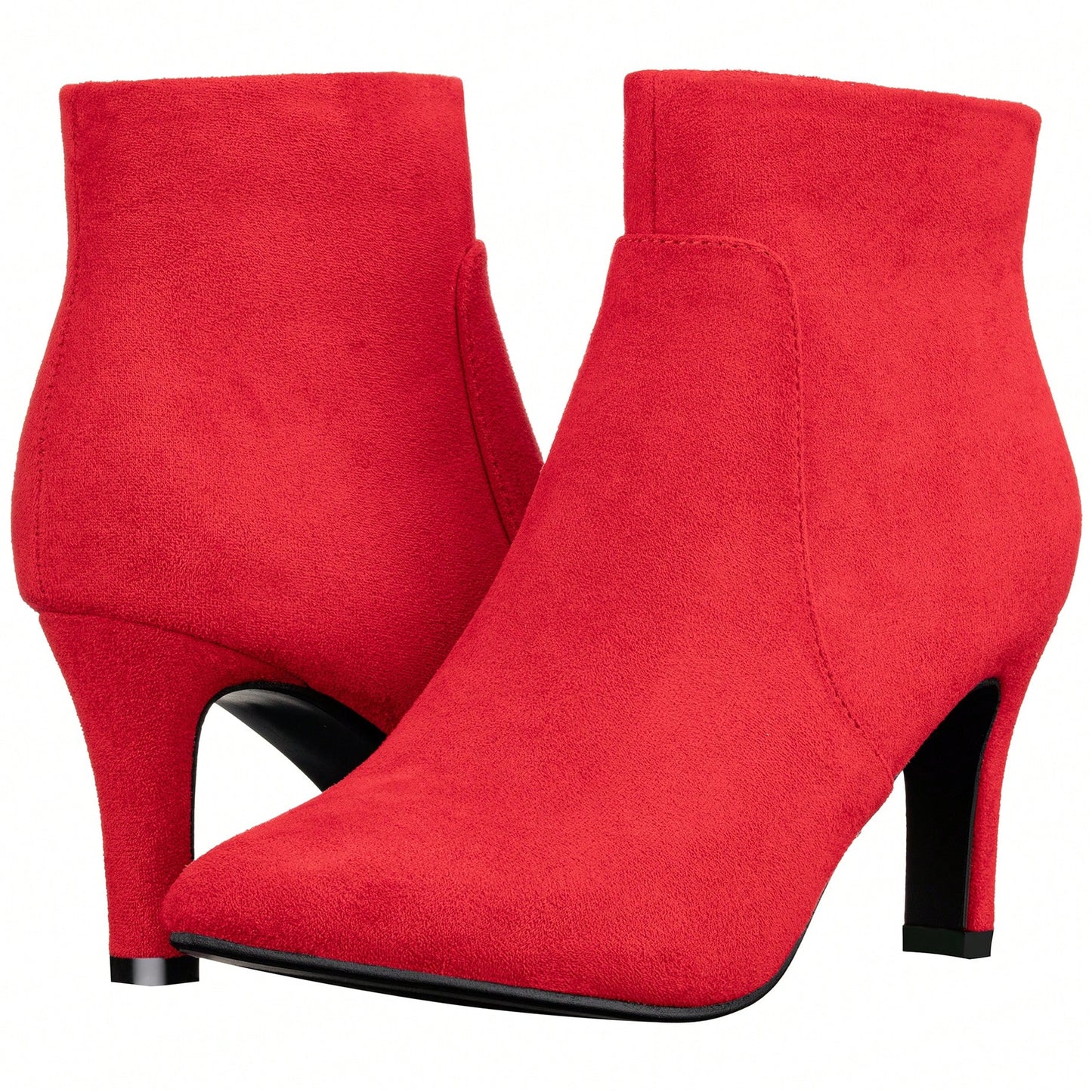 Women's Pointed Toe Stiletto Heel Ankle Boots Thin High Heel Fashionable Ankle Boots Short Boots High Heel Ankle Boots Winter Booties