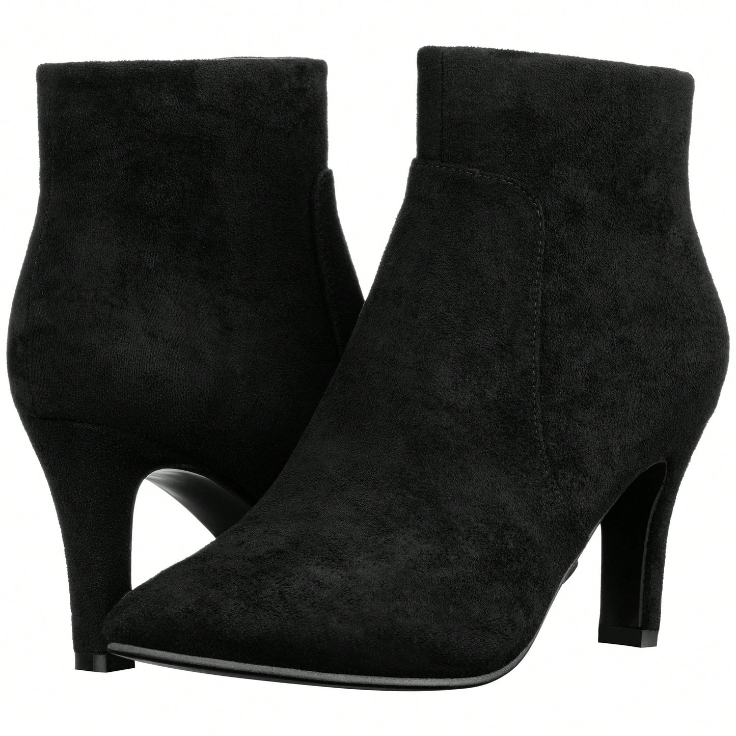 Women's Pointed Toe Stiletto Heel Ankle Boots Thin High Heel Fashionable Ankle Boots Short Boots High Heel Ankle Boots Winter Booties