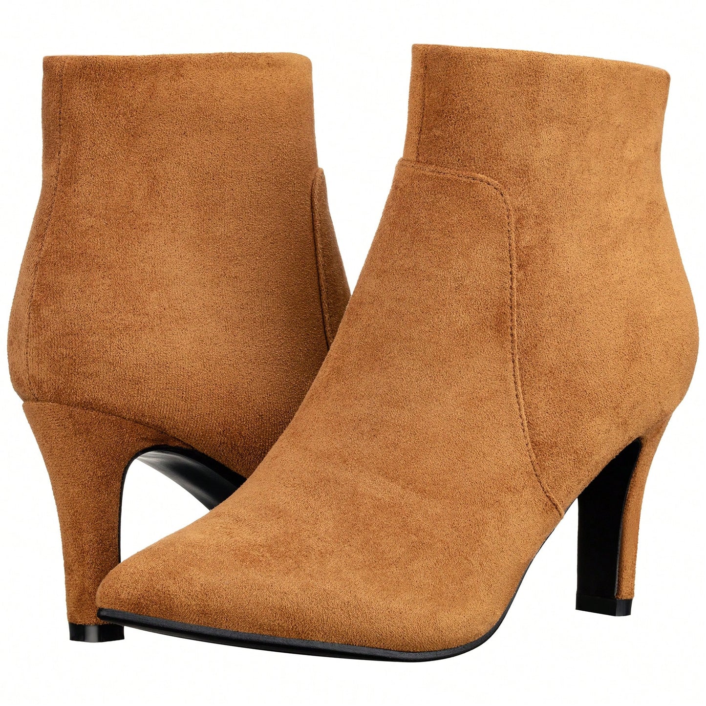 Women's Pointed Toe Stiletto Heel Ankle Boots Thin High Heel Fashionable Ankle Boots Short Boots High Heel Ankle Boots Winter Booties