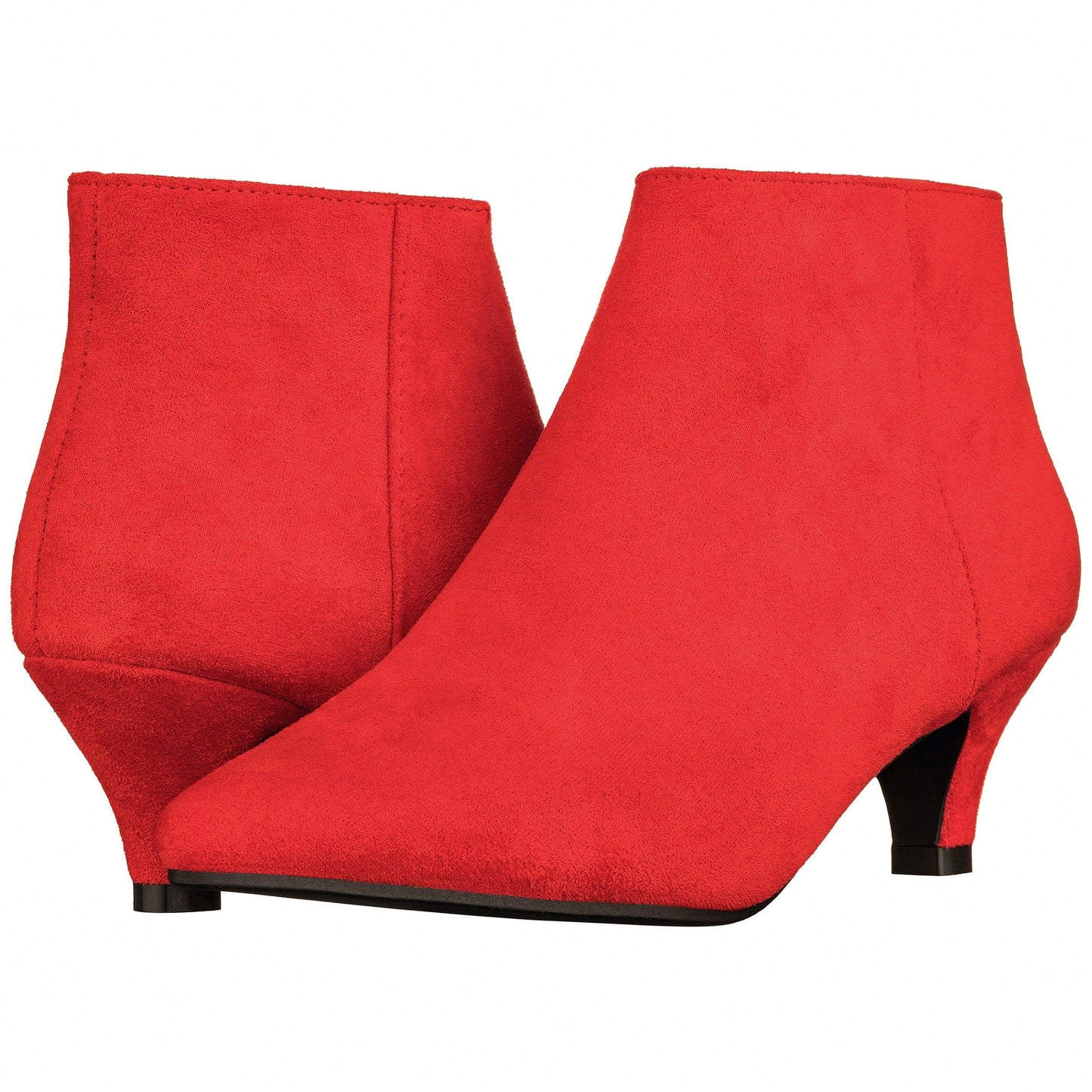 Women's Pointed Toe Ankle Boots Kitten Heel Short Boots Pointed Toe Stiletto Ankle Boots Low Heel Boots Short Low Heel Ankle Booties