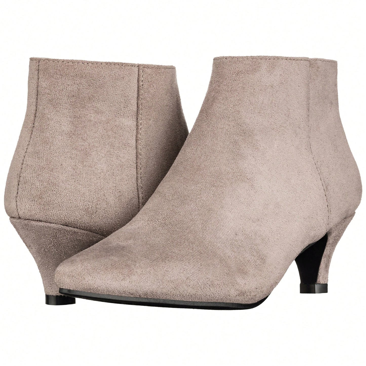 Women's Pointed Toe Ankle Boots Kitten Heel Short Boots Pointed Toe Stiletto Ankle Boots Low Heel Boots Short Low Heel Ankle Booties