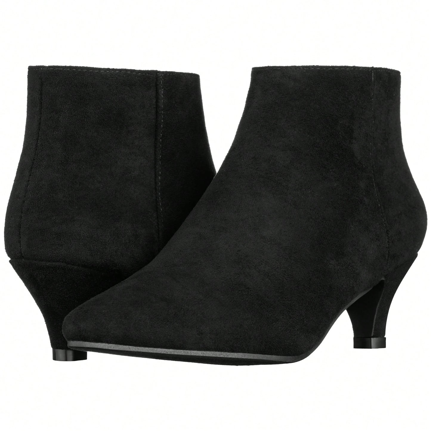 Women's Pointed Toe Ankle Boots Kitten Heel Short Boots Pointed Toe Stiletto Ankle Boots Low Heel Boots Short Low Heel Ankle Booties