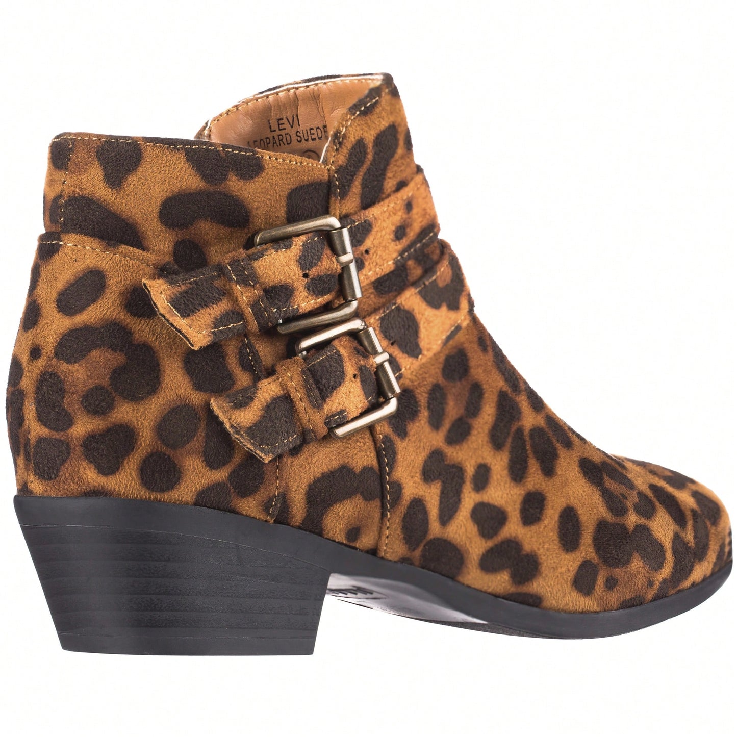 Women's Ankle Boots Low Heel Western Booties Chunky Heel Ankle Boots Round Toe Fashion Booties Casual Ankle Boot