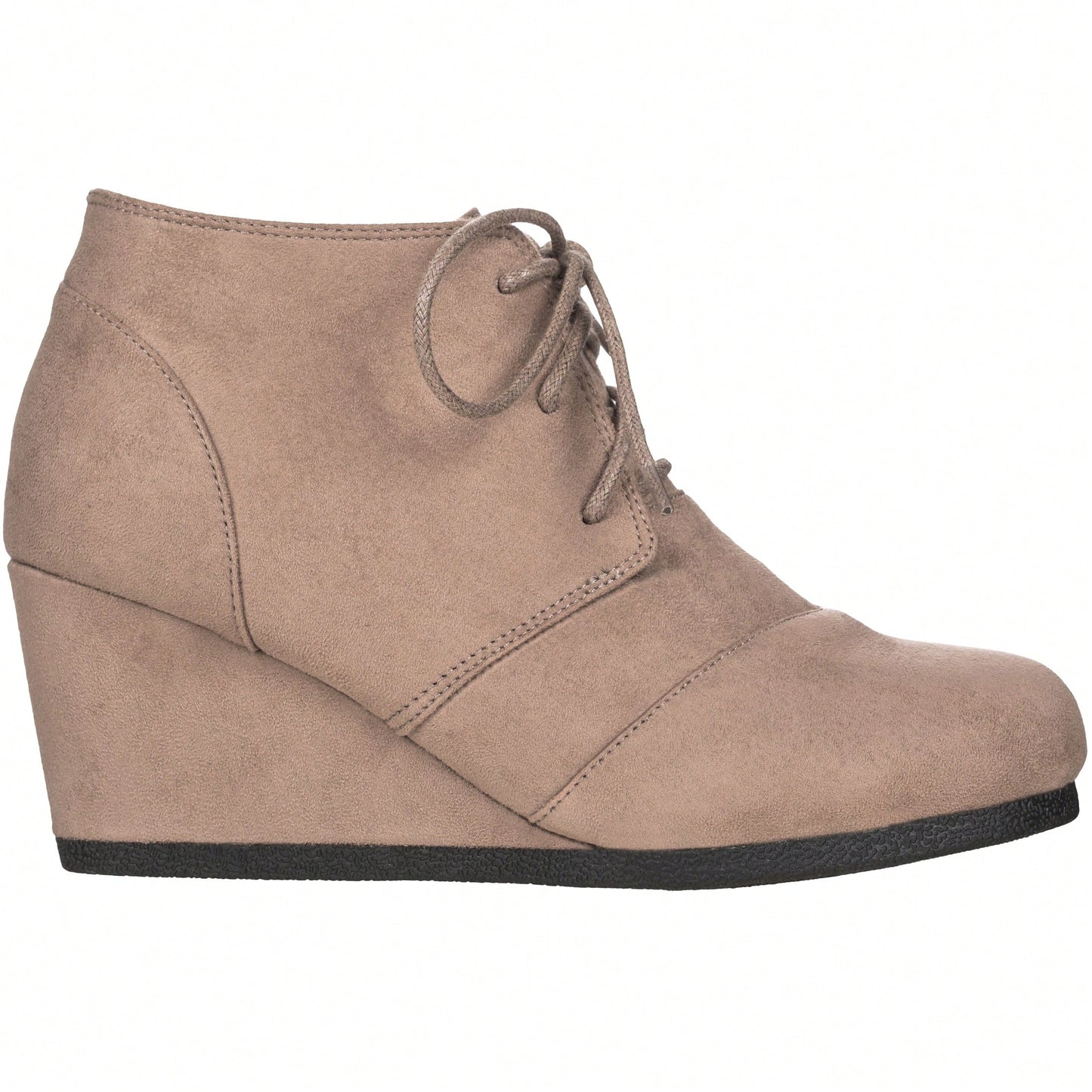 Women's Ankle Boots Wedge Heel Booties Casual Fashion Lace Up Low Wedge Heel Booties Shoes Low Wedges Platform Ankle Boots