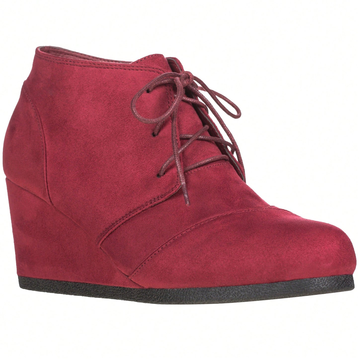 Women's Ankle Boots Wedge Heel Booties Casual Fashion Lace Up Low Wedge Heel Booties Shoes Low Wedges Platform Ankle Boots