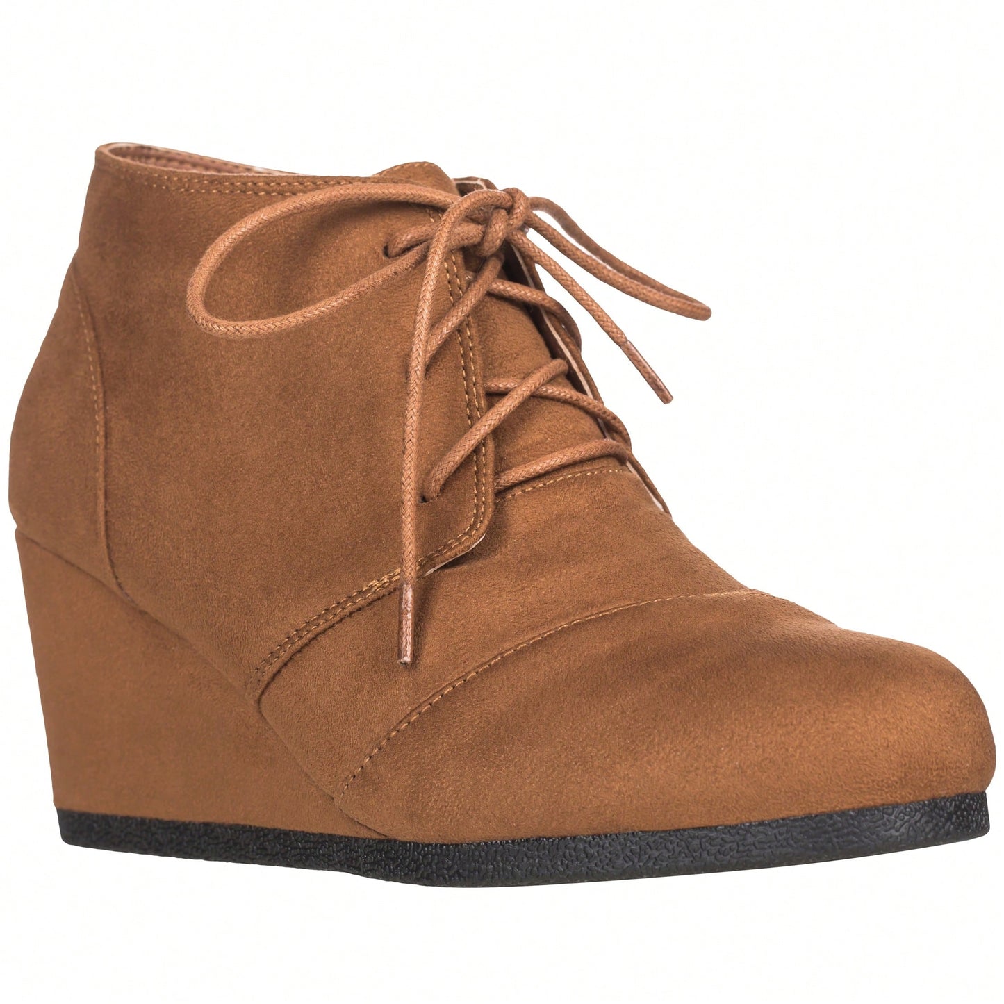 Women's Ankle Boots Wedge Heel Booties Casual Fashion Lace Up Low Wedge Heel Booties Shoes Low Wedges Platform Ankle Boots