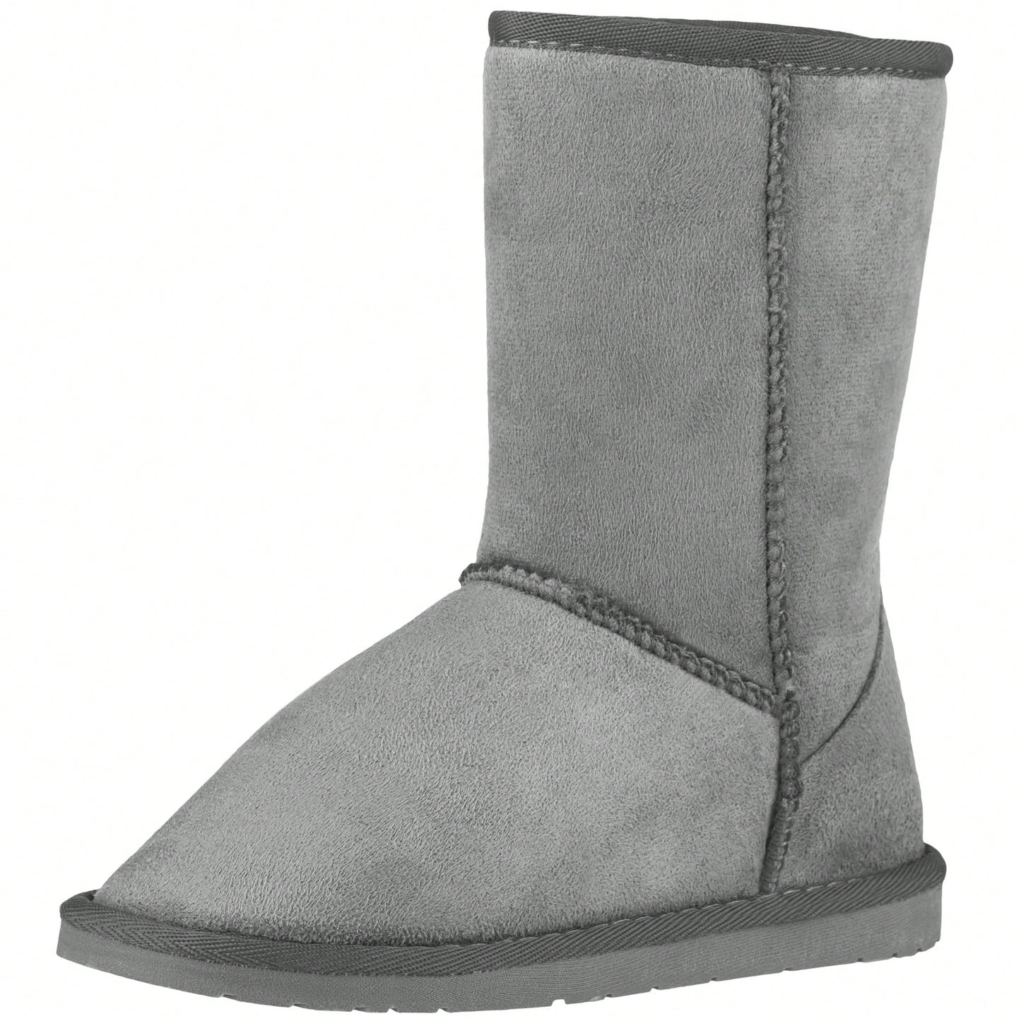 Women's Snow Boots Fleece Lined Solid Color Mid-Calf Flat Snow Boots For Winter Mid Calf  Short Snow Boots