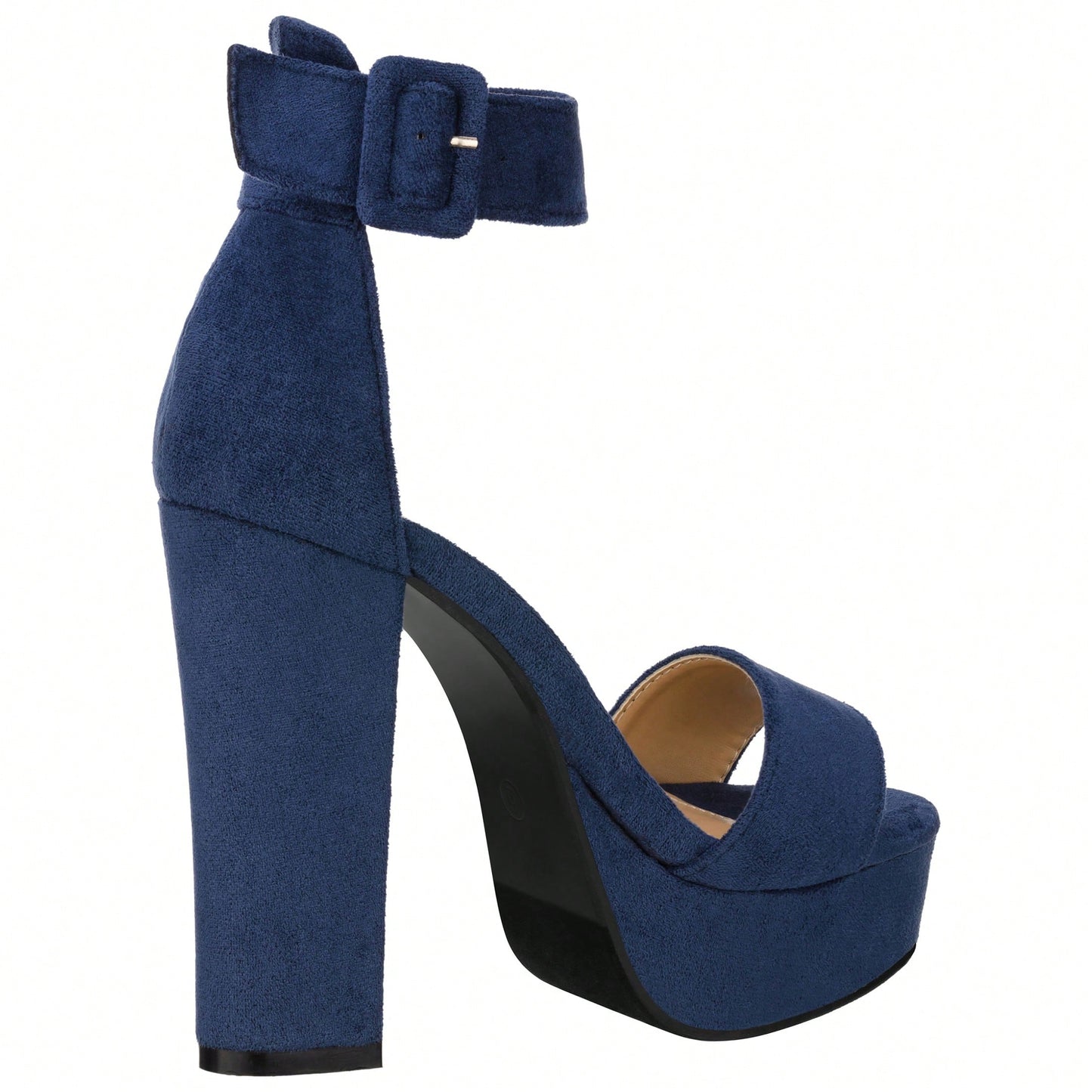 Women High Heel Chunky Heeled Sandals Platform Heels Ankle Strap Sandals Open Toe Heels Chunky Block Dressy Pumps Sandals High Heel Chunky Block Platform Heels