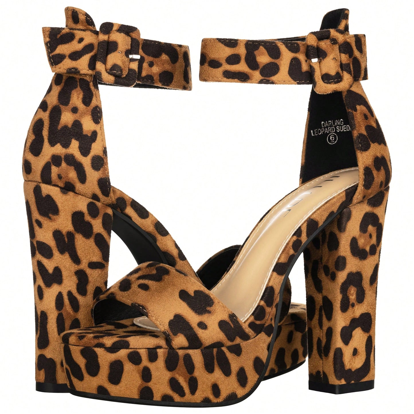 Women High Heel Chunky Heeled Sandals Platform Heels Ankle Strap Sandals Open Toe Heels Chunky Block Dressy Pumps Sandals High Heel Chunky Block Platform Heels