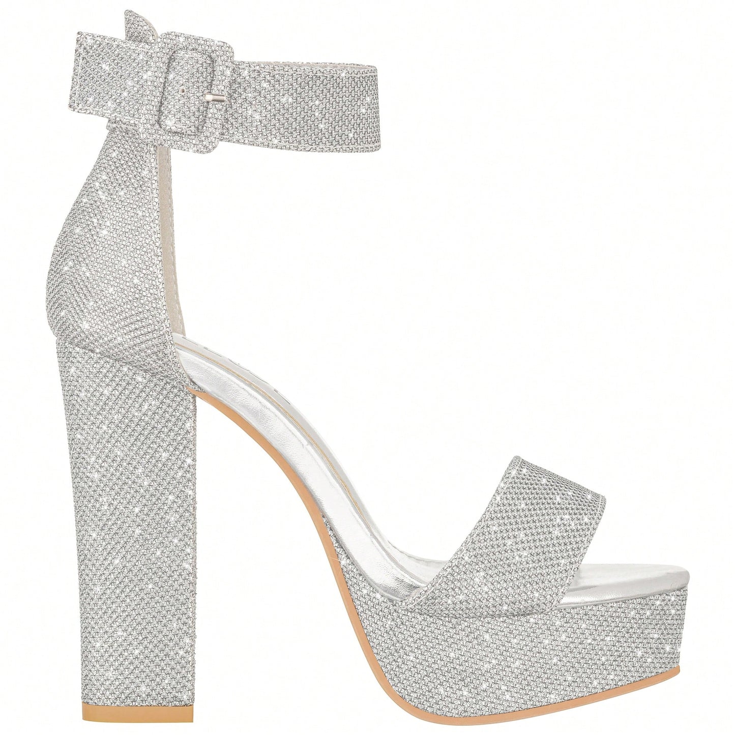 Women High Heel Chunky Heeled Sandals Platform Heels Ankle Strap Sandals Open Toe Heels Chunky Block Dressy Pumps Sandals High Heel Chunky Block Platform Heels