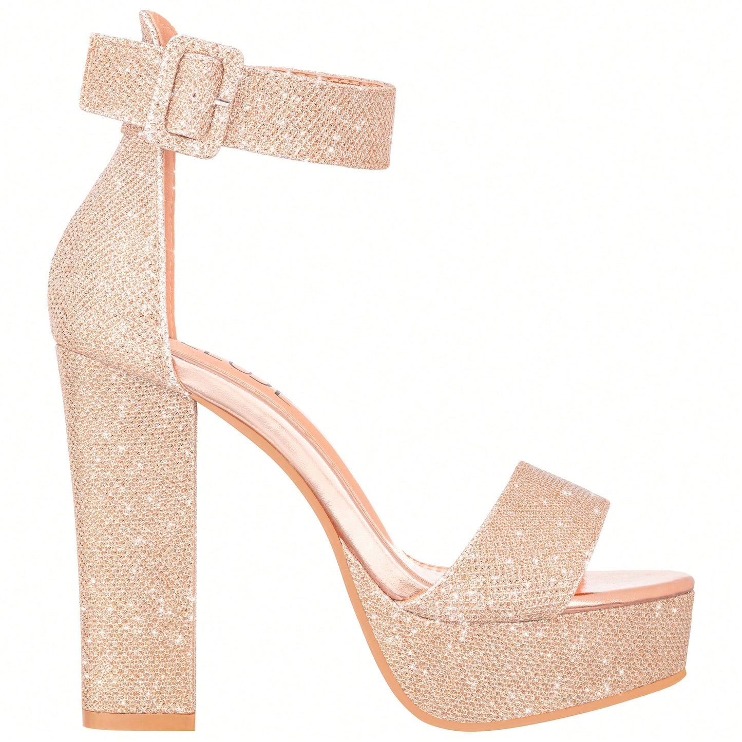 Women High Heel Chunky Heeled Sandals Platform Heels Ankle Strap Sandals Open Toe Heels Chunky Block Dressy Pumps Sandals High Heel Chunky Block Platform Heels