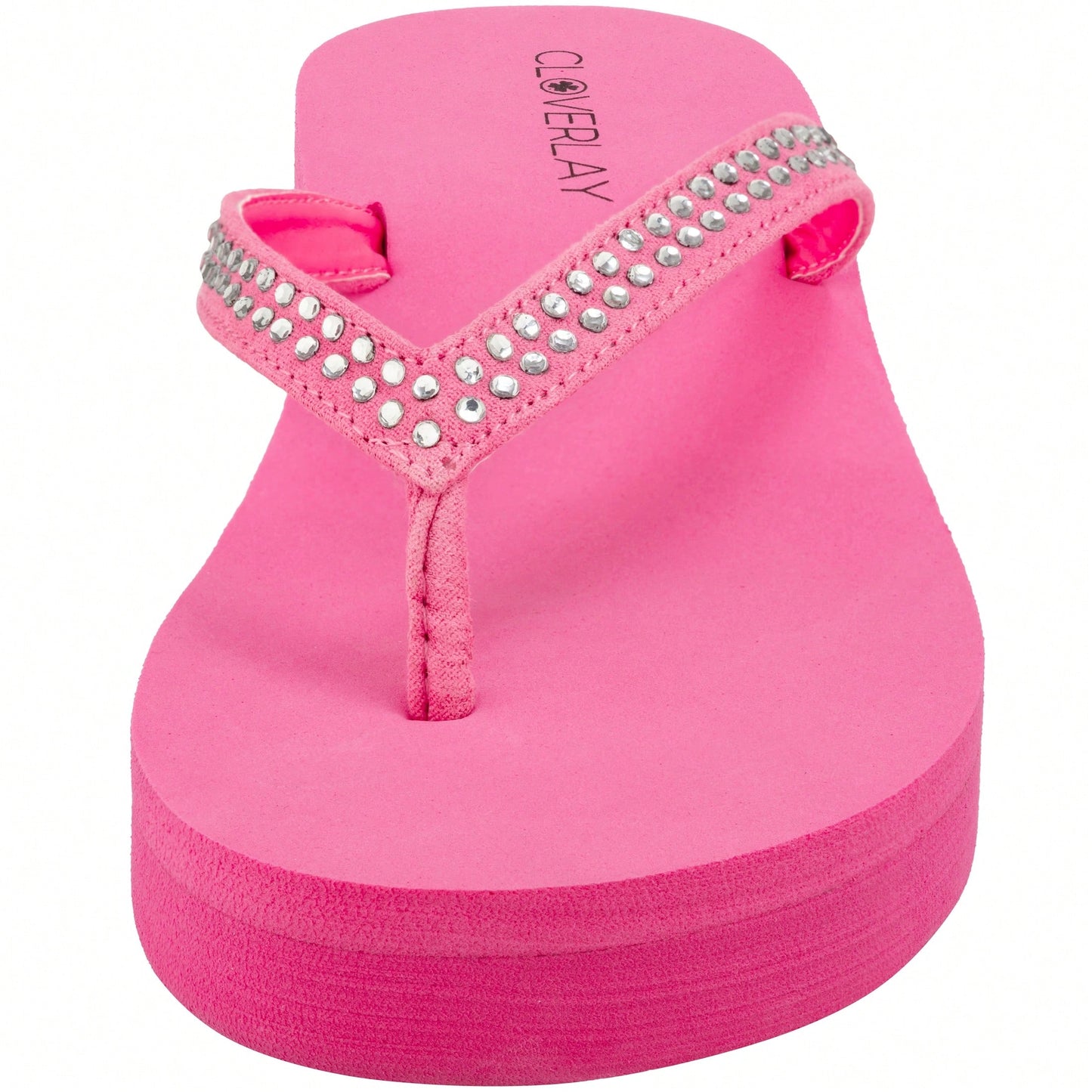Women Rhinestone Decor Flip Flops Glamorous Summer Flip Flops Toe Post Vacation Fashion Black Flip Flops Summer Fashion Sandals