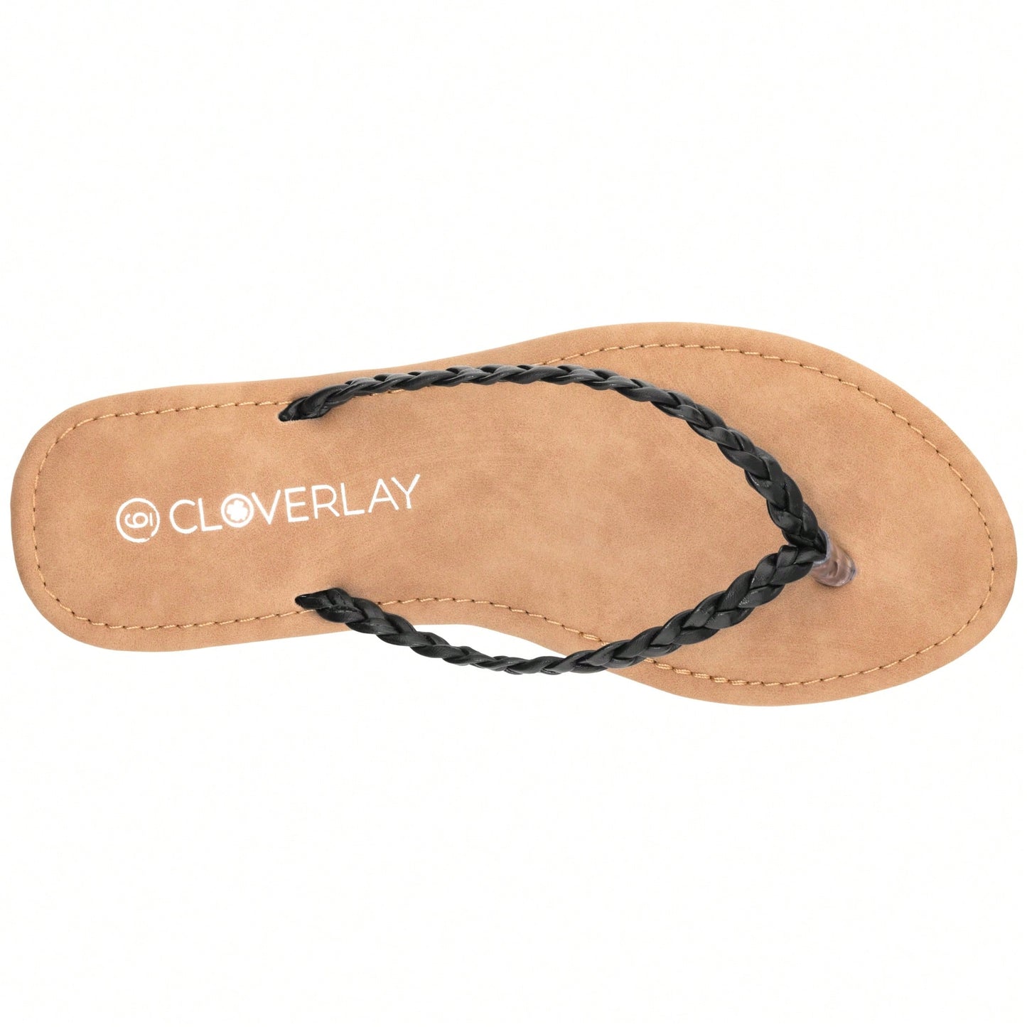 Women Braided Detail Flat Sandals Woven Pattern Sandals Open Toe Slip-On Summer Flip Flops