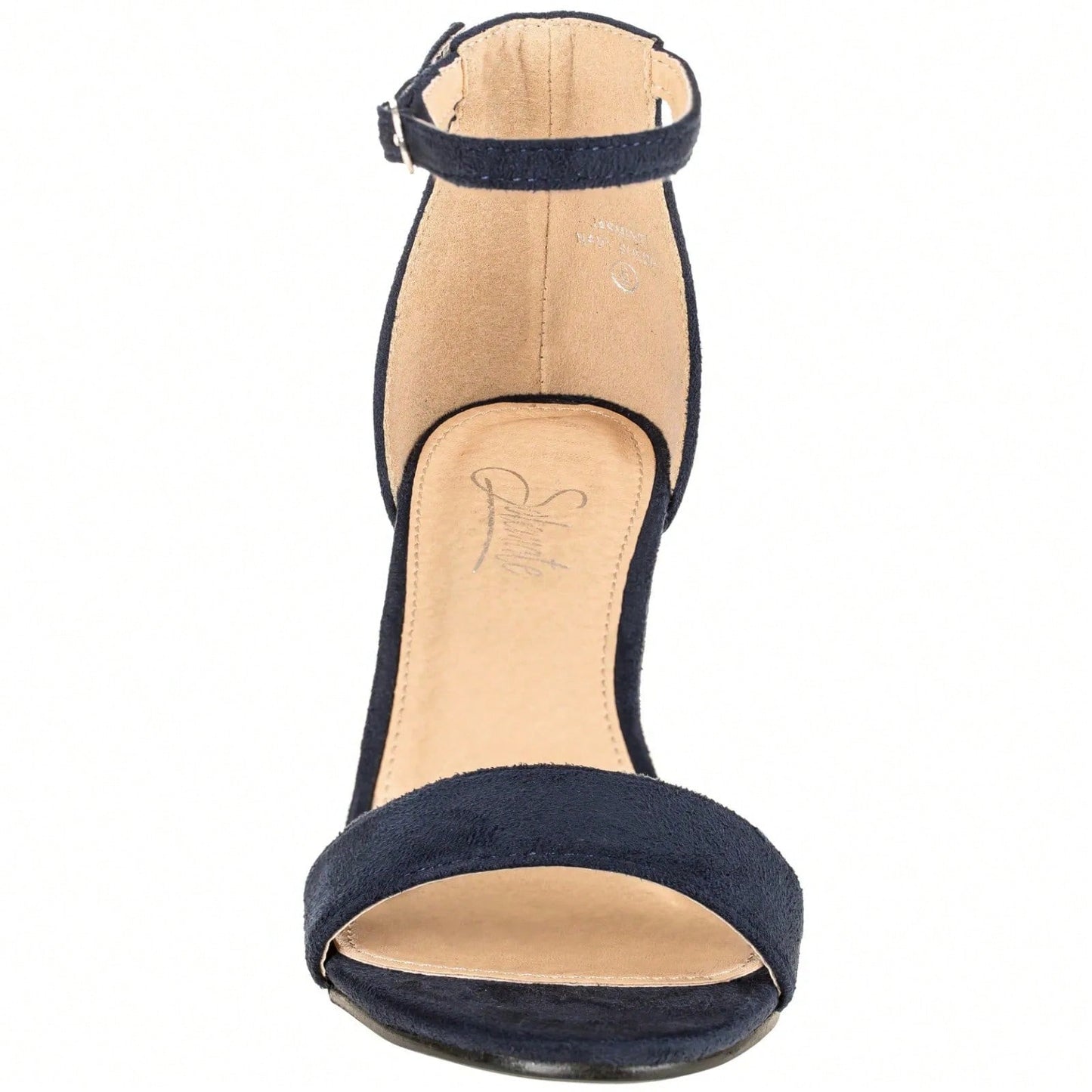 Women Buckle Decor Chunky Heeled Sandals Elegant Summer Ankle Strap Sandals Chunky Heeled Ankle Strap Sandals Low Heeled Sandal