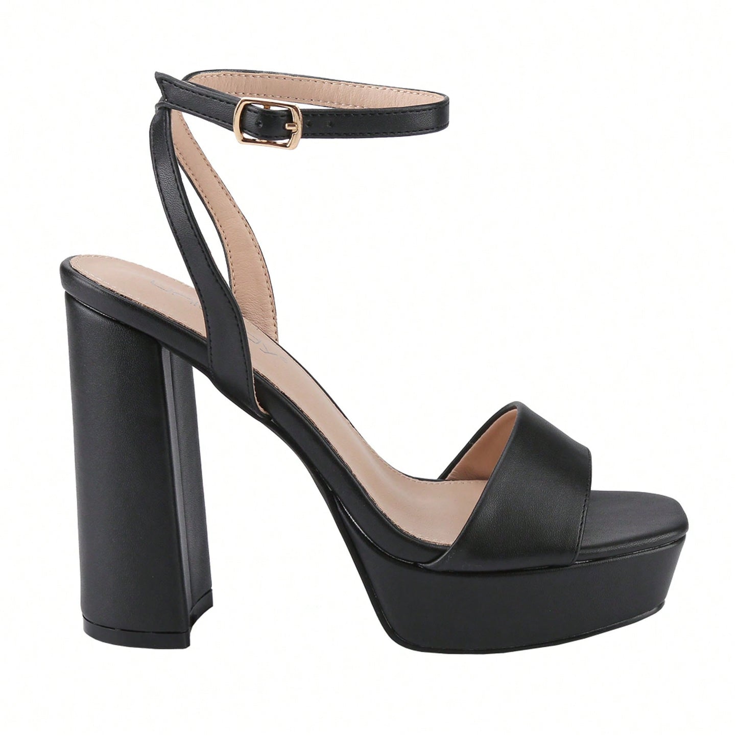 Women's Platform Heel Chunky Heeled Strappy Sandals Open Toe Chunky Heeled Sandal For Wedding Work Party Dress