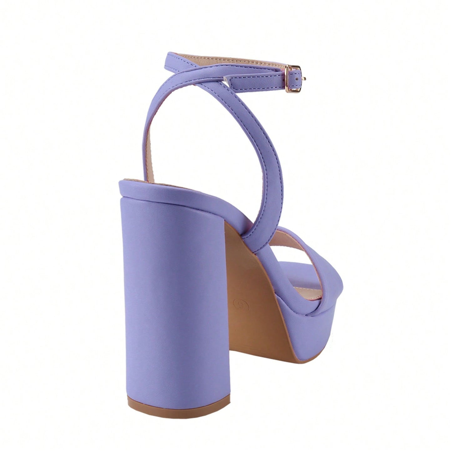 Women's Platform Heel Chunky Heeled Strappy Sandals Open Toe Chunky Heeled Sandal For Wedding Work Party Dress