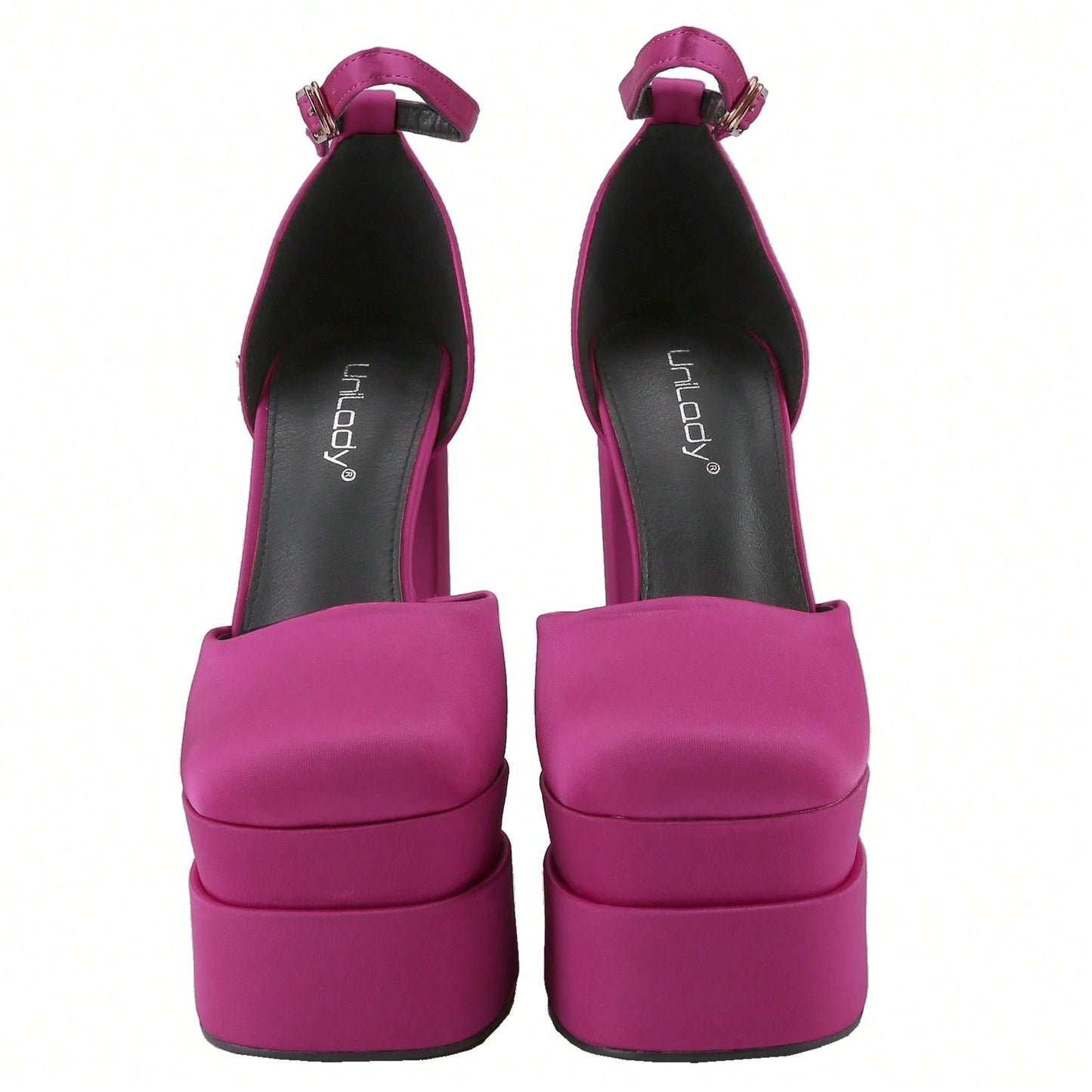 Women's Platform Heels Chunky Heel Strappy Sandals Open Toe Design For Wedding Work Party Dress