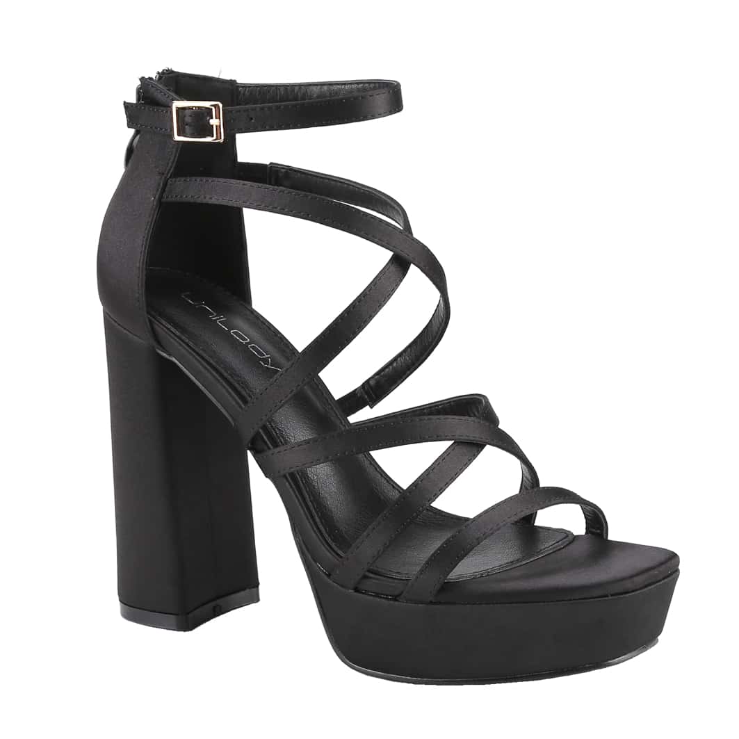 Women's Chunky Heeled Sandal Open Toe Pump Heel Platform Sandals