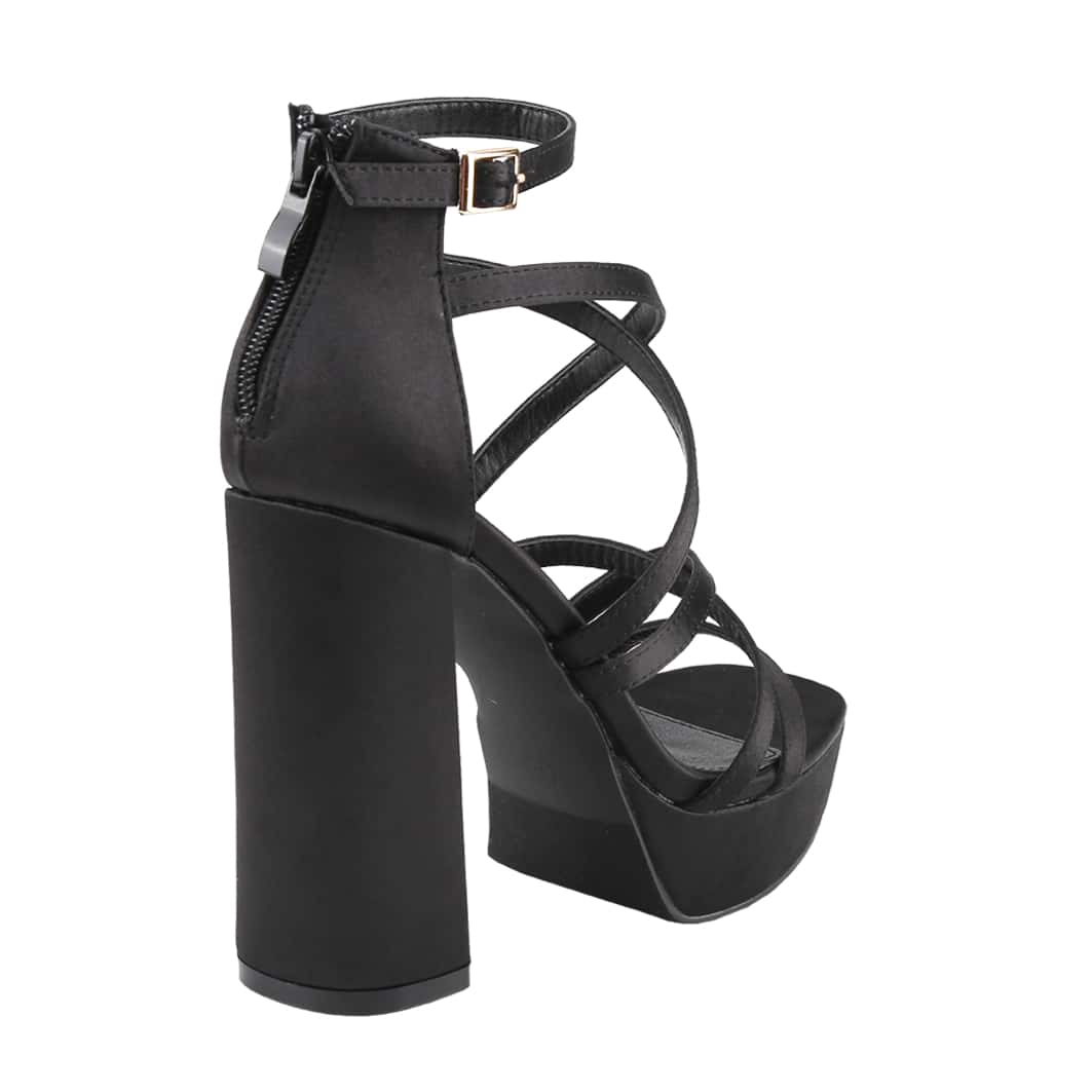 Women's Chunky Heeled Sandal Open Toe Pump Heel Platform Sandals