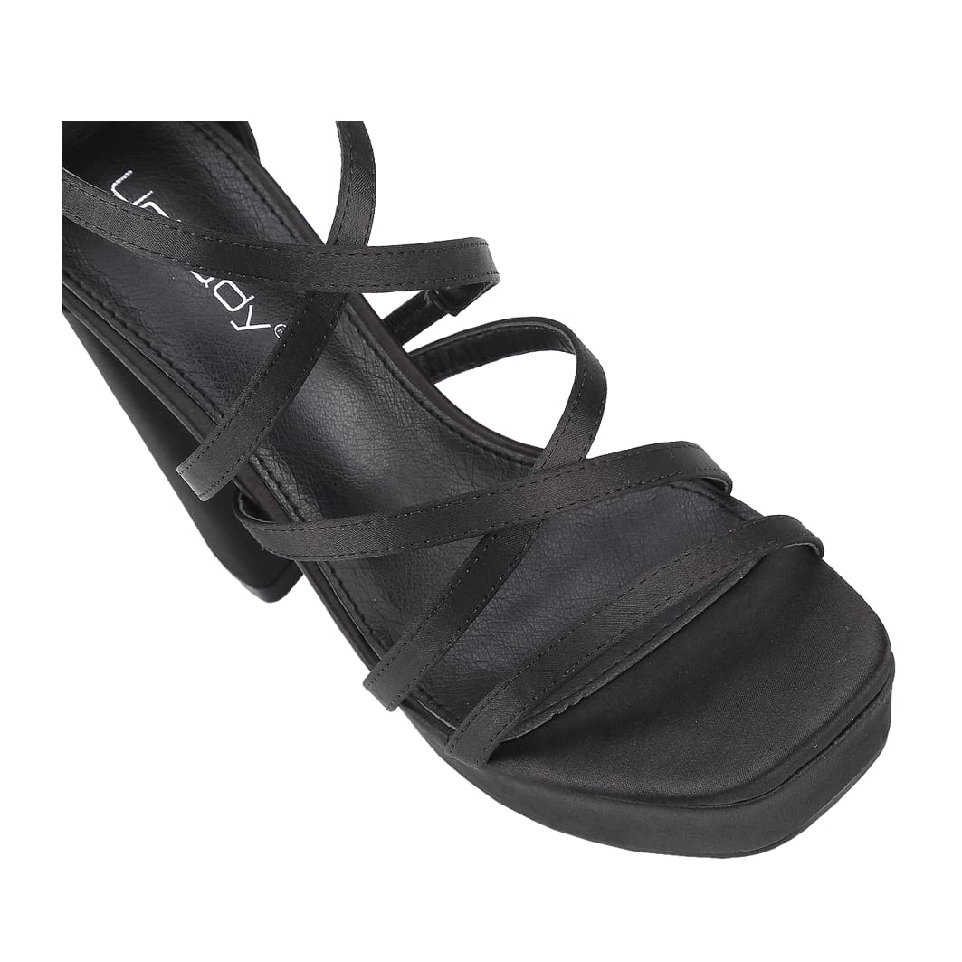 Women's Chunky Heeled Sandal Open Toe Pump Heel Platform Sandals
