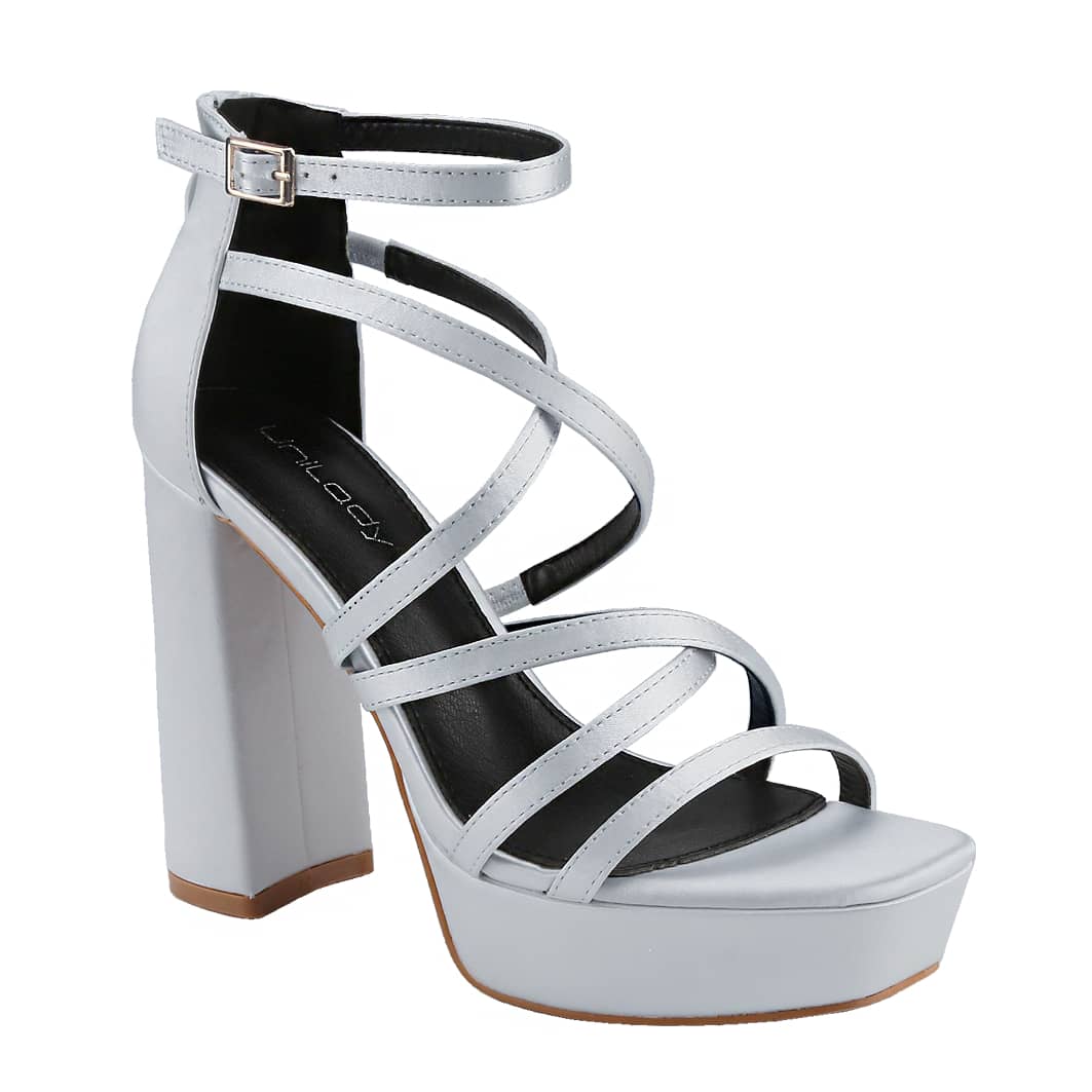 Women's Chunky Heeled Sandal Open Toe Pump Heel Platform Sandals