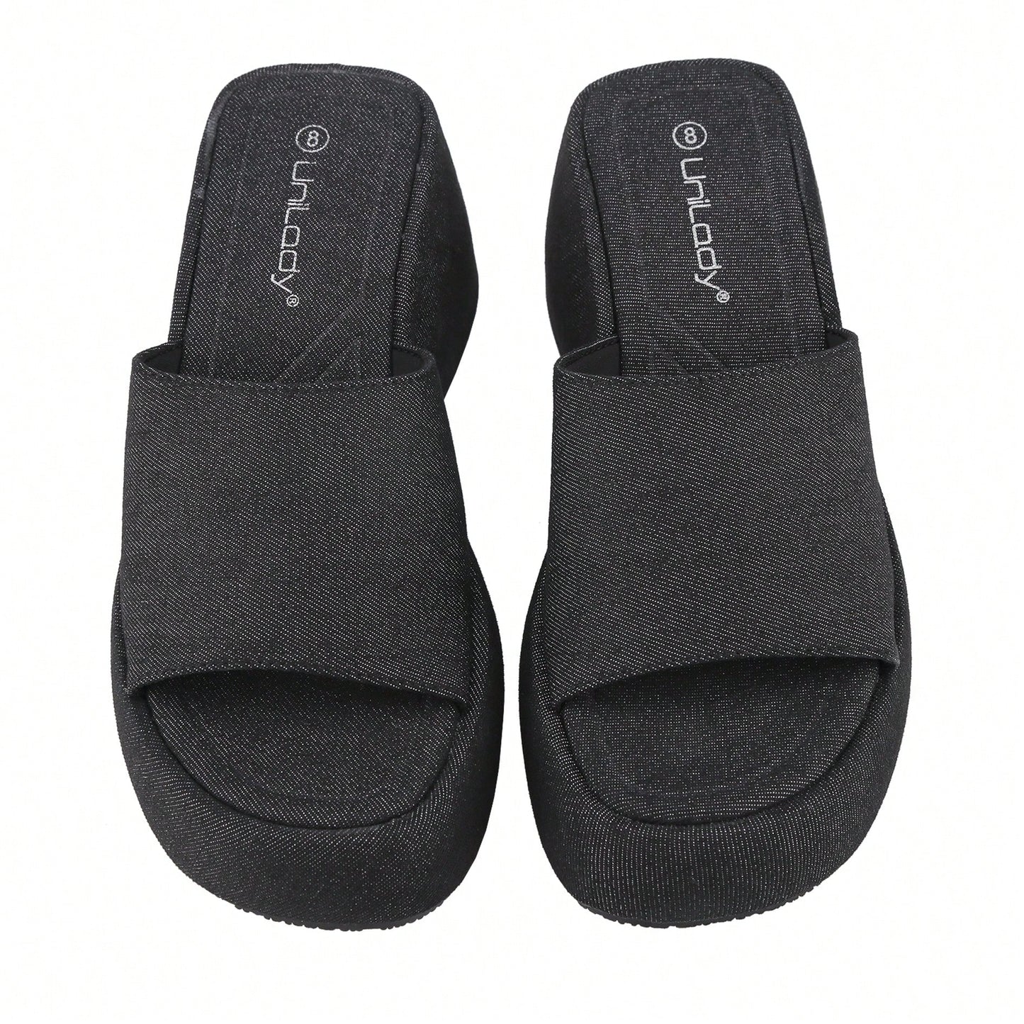 Women's Wedge SIides Sandals Platform Open Toe Slip On Elastic Band Wedges Shoes