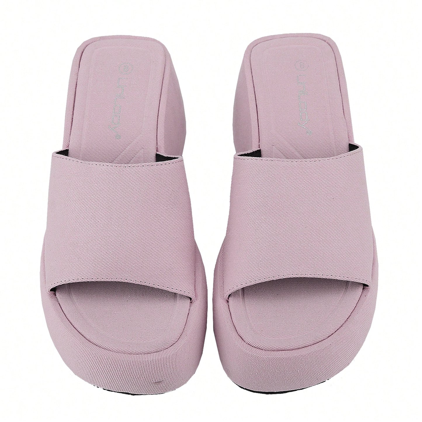Women's Wedge SIides Sandals Platform Open Toe Slip On Elastic Band Wedges Shoes