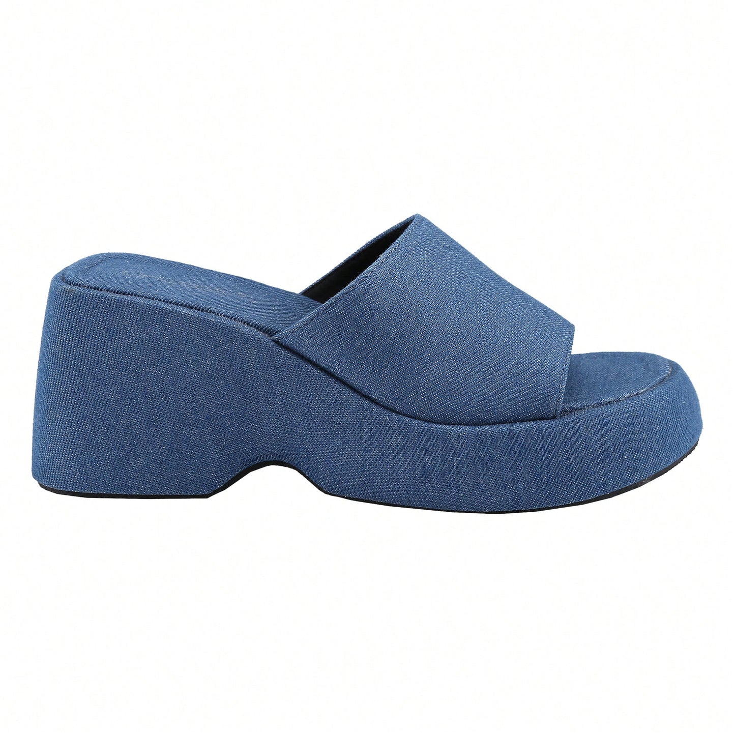 Women's Wedge SIides Sandals Platform Open Toe Slip On Elastic Band Wedges Shoes