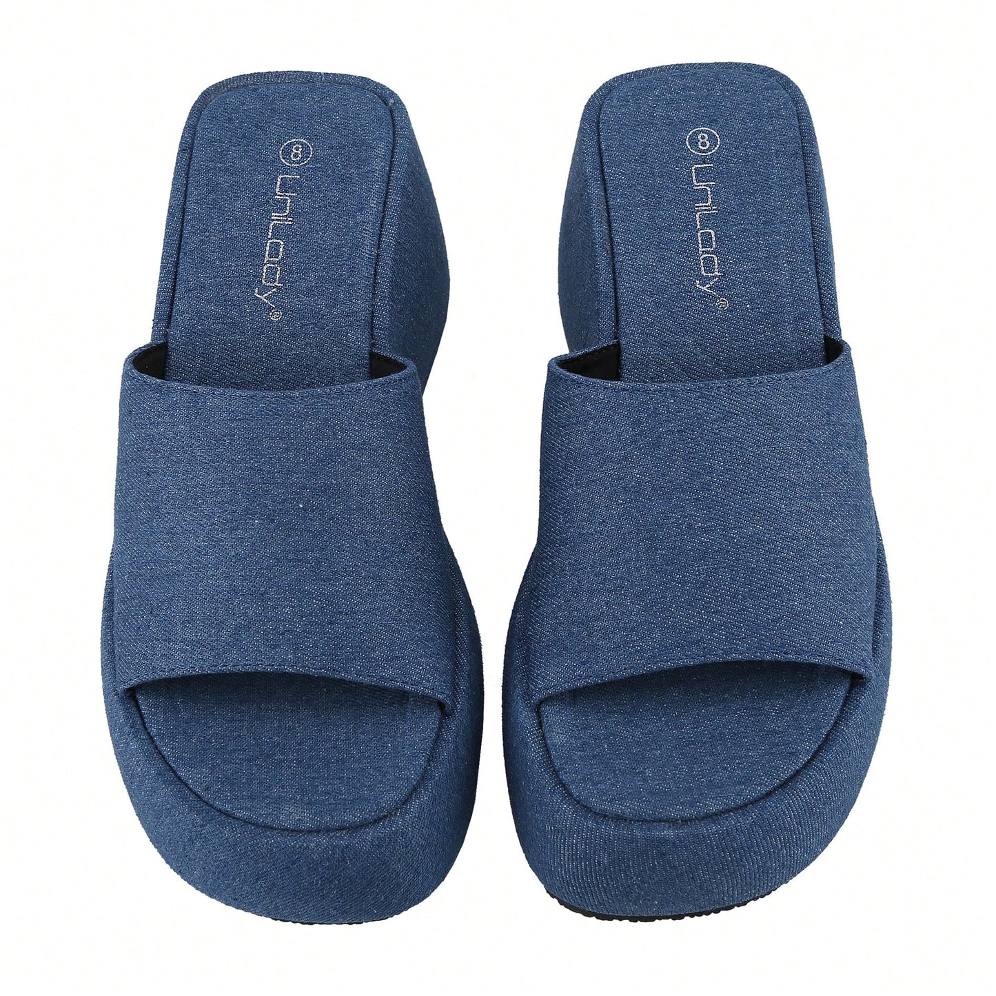 Women's Wedge SIides Sandals Platform Open Toe Slip On Elastic Band Wedges Shoes