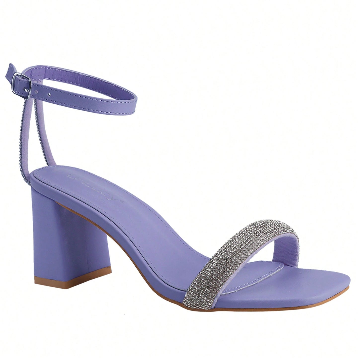 Women's Chunky Open Square Toe Ankle Strap Heels Sexy Comfort Strappy Dress Shoes Wedding Bridal Pumps Sandals