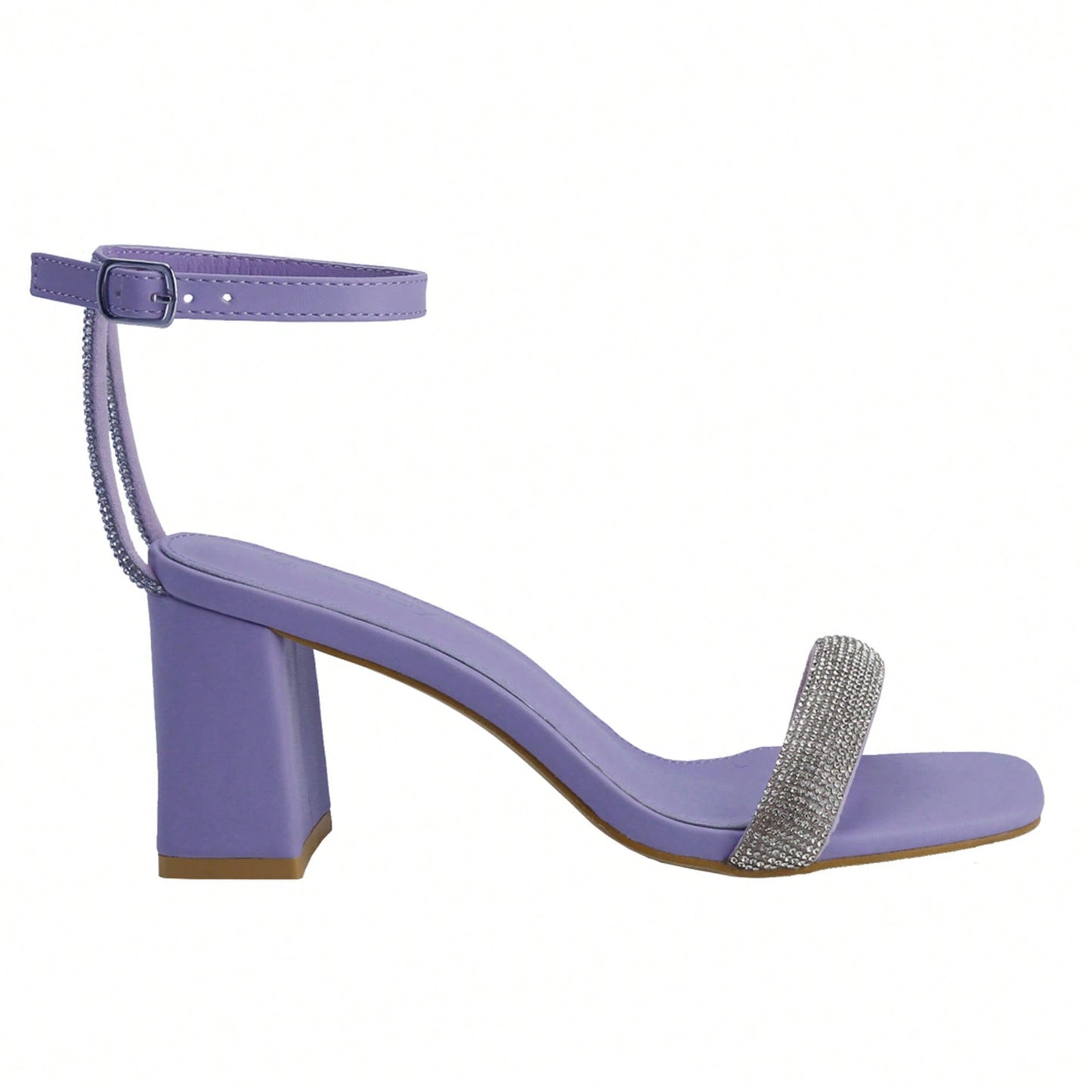 Women's Chunky Open Square Toe Ankle Strap Heels Sexy Comfort Strappy Dress Shoes Wedding Bridal Pumps Sandals
