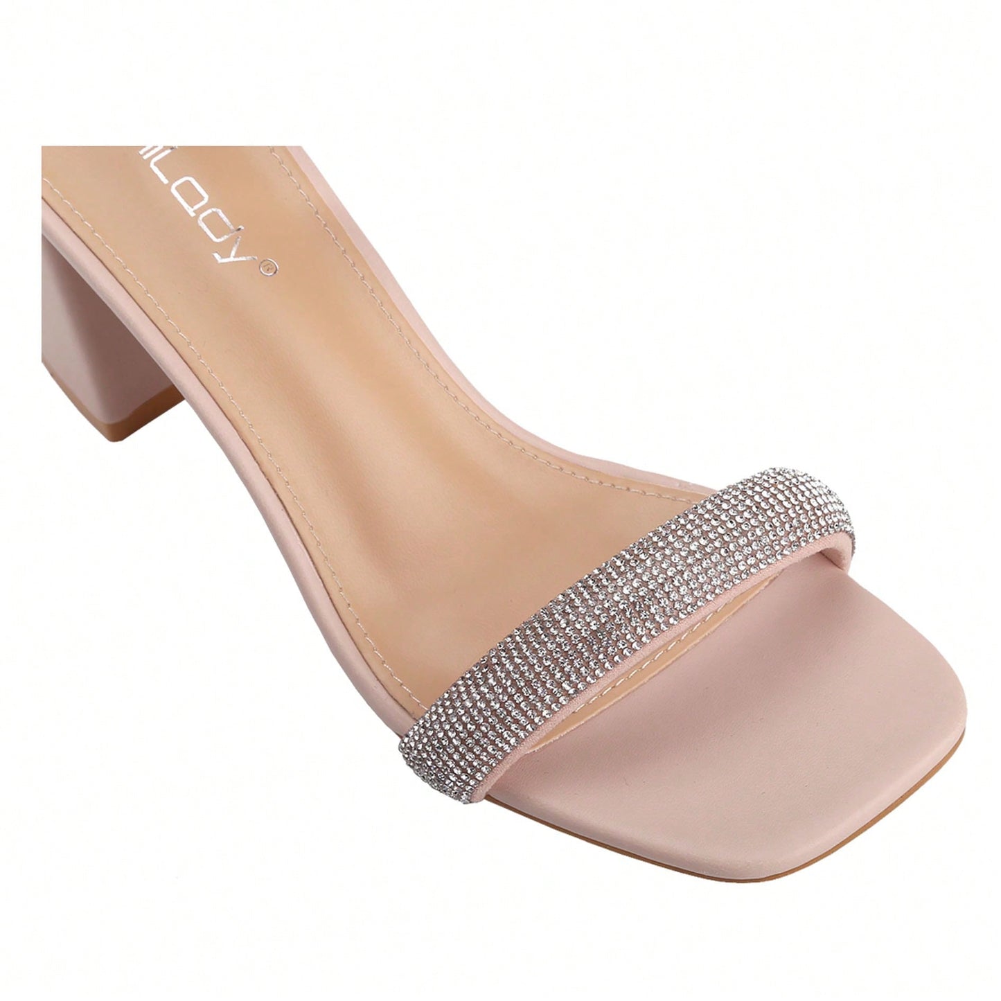 Women's Chunky Open Square Toe Ankle Strap Heels Sexy Comfort Strappy Dress Shoes Wedding Bridal Pumps Sandals