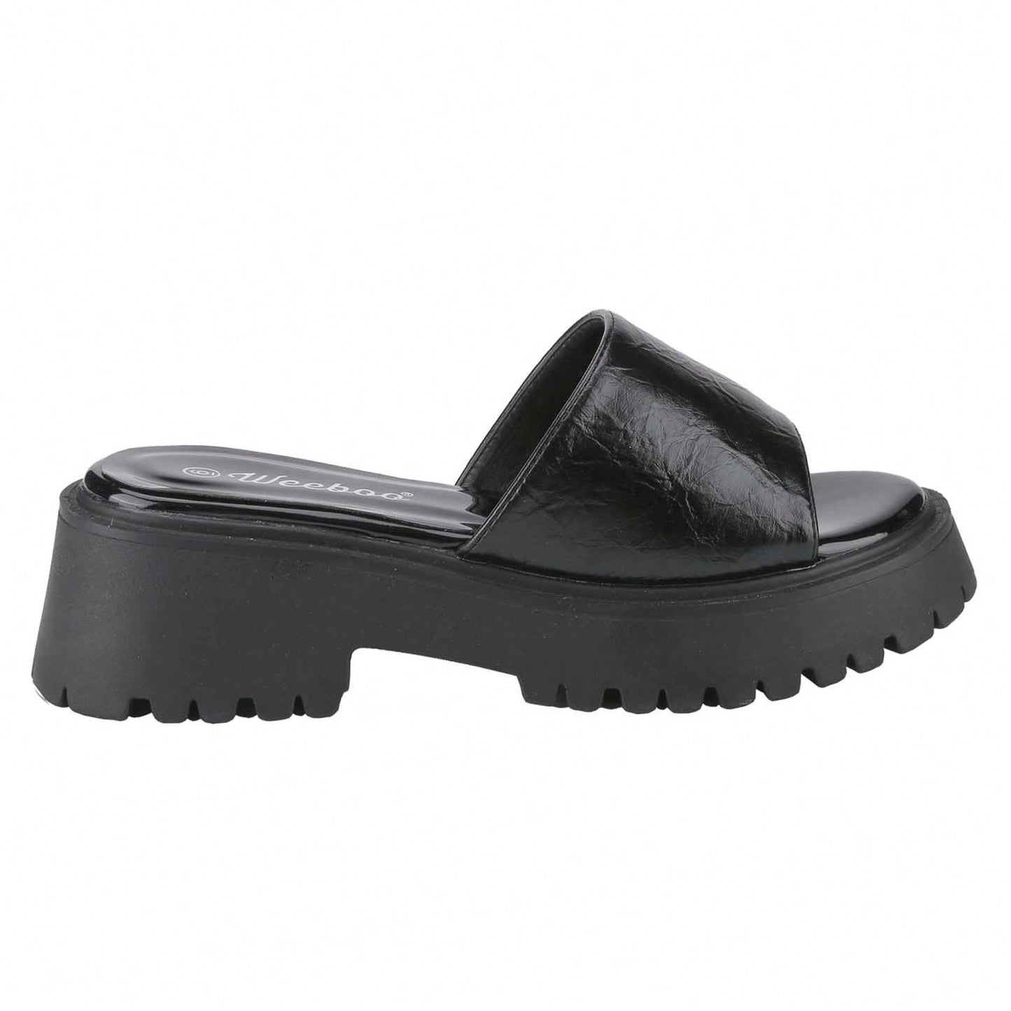 Platform Sandals Women's Slides Chunky Heels Sandals Fabric Mule Fitted Cloud Lightweight Shoes Slipper Memory Foam