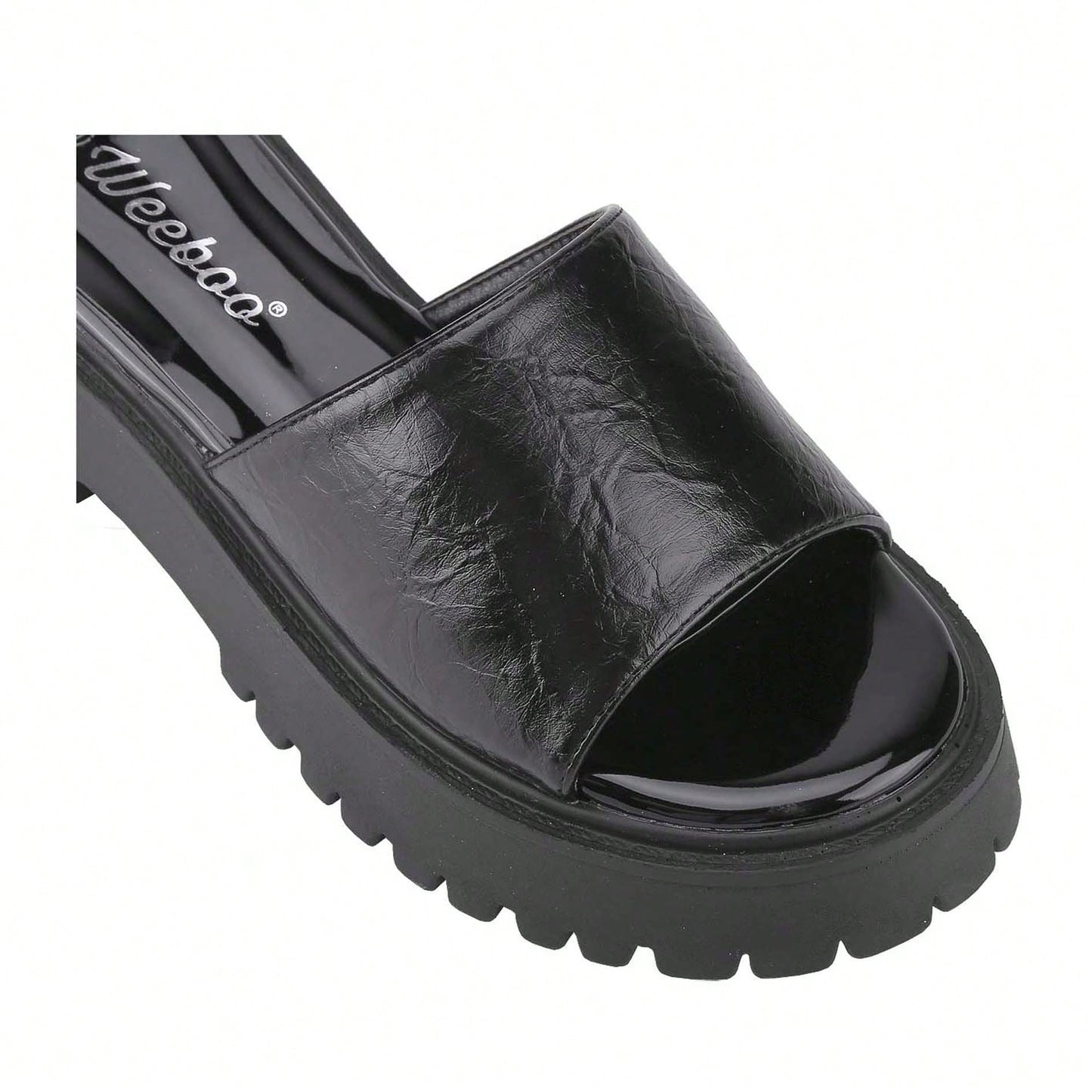 Platform Sandals Women's Slides Chunky Heels Sandals Fabric Mule Fitted Cloud Lightweight Shoes Slipper Memory Foam