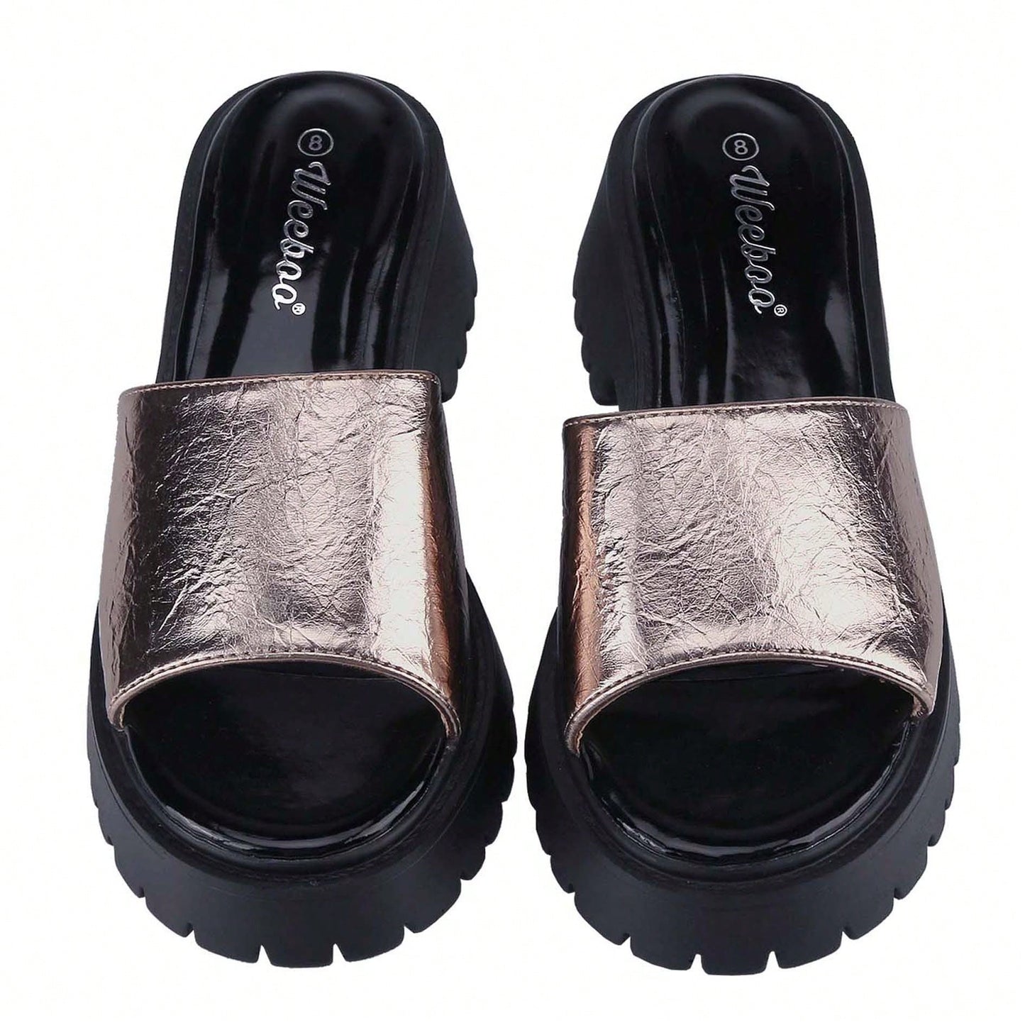 Platform Sandals Women's Slides Chunky Heels Sandals Fabric Mule Fitted Cloud Lightweight Shoes Slipper Memory Foam