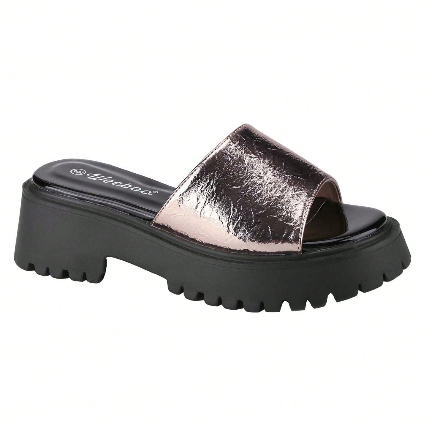 Platform Sandals Women's Slides Chunky Heels Sandals Fabric Mule Fitted Cloud Lightweight Shoes Slipper Memory Foam