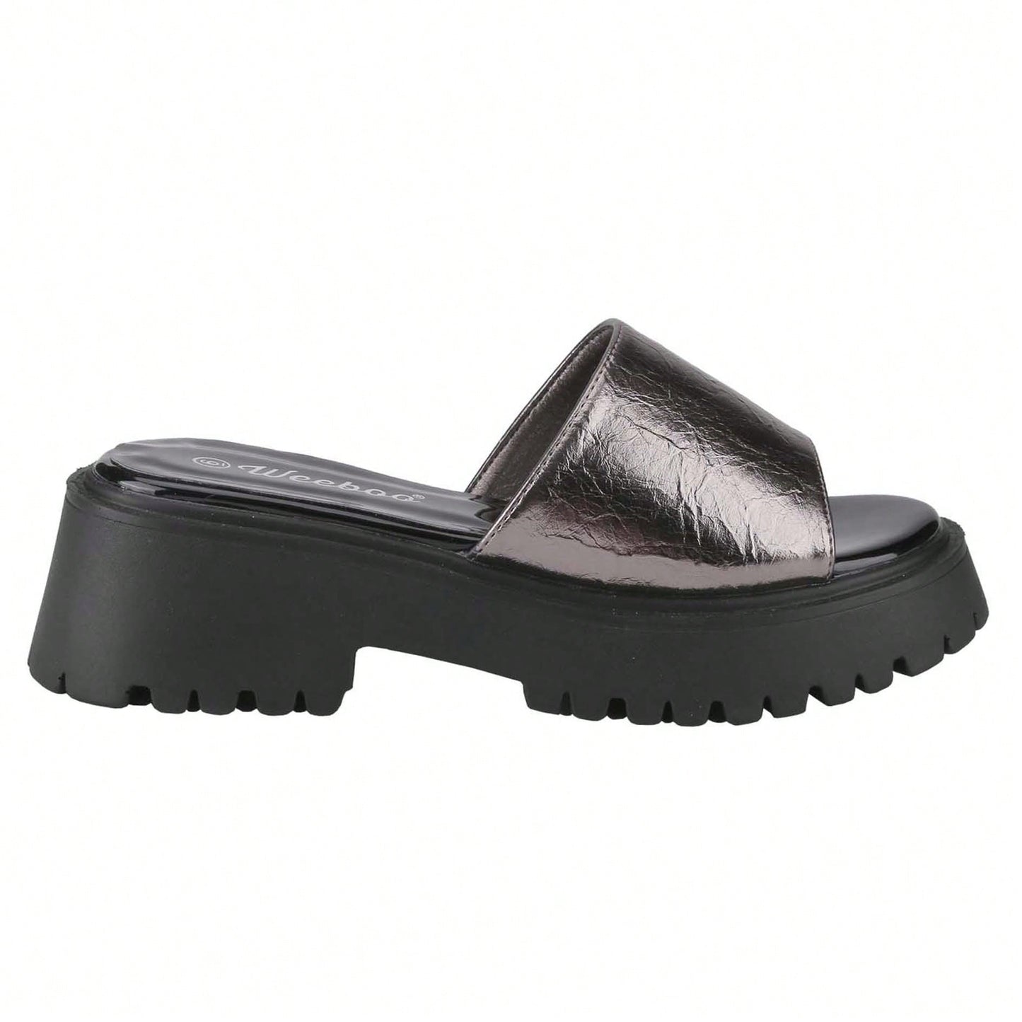 Platform Sandals Women's Slides Chunky Heels Sandals Fabric Mule Fitted Cloud Lightweight Shoes Slipper Memory Foam