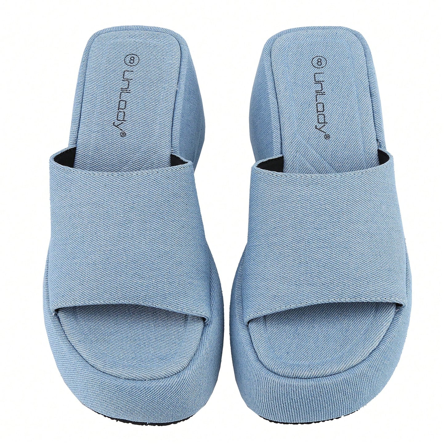 Women's Wedge SIides Sandals Platform Open Toe Slip On Elastic Band Wedges Shoes