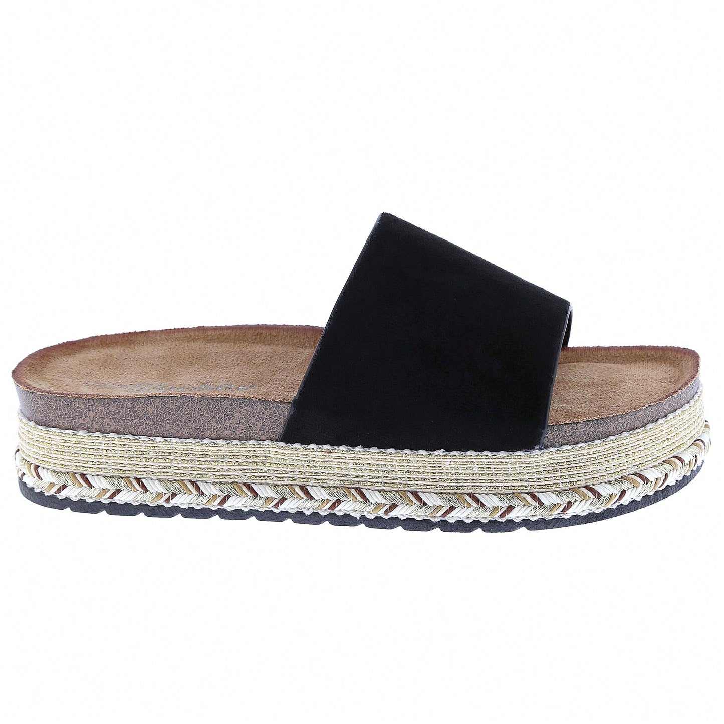Women's Platform Fashion Slides Vintage Beach Sandals Slip On Open Toe Dressy Summer
