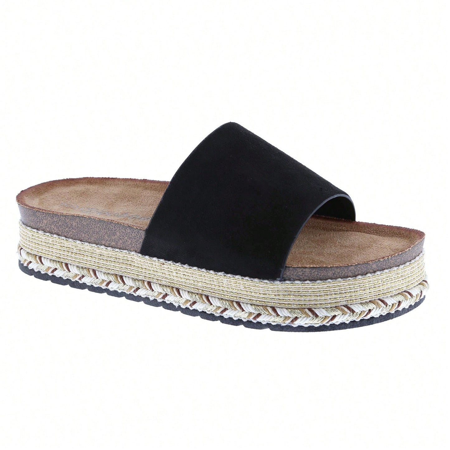 Women's Platform Fashion Slides Vintage Beach Sandals Slip On Open Toe Dressy Summer