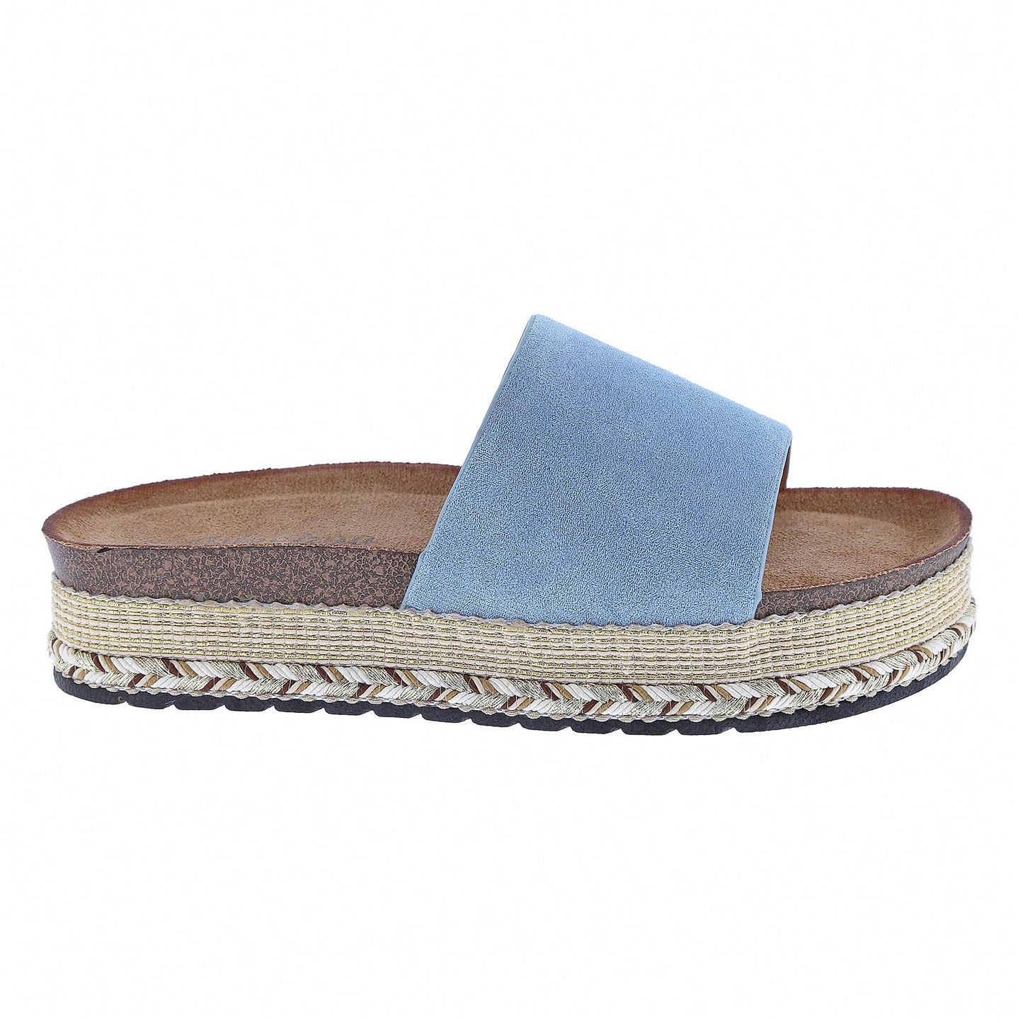 Women's Platform Fashion Slides Vintage Beach Sandals Slip On Open Toe Dressy Summer