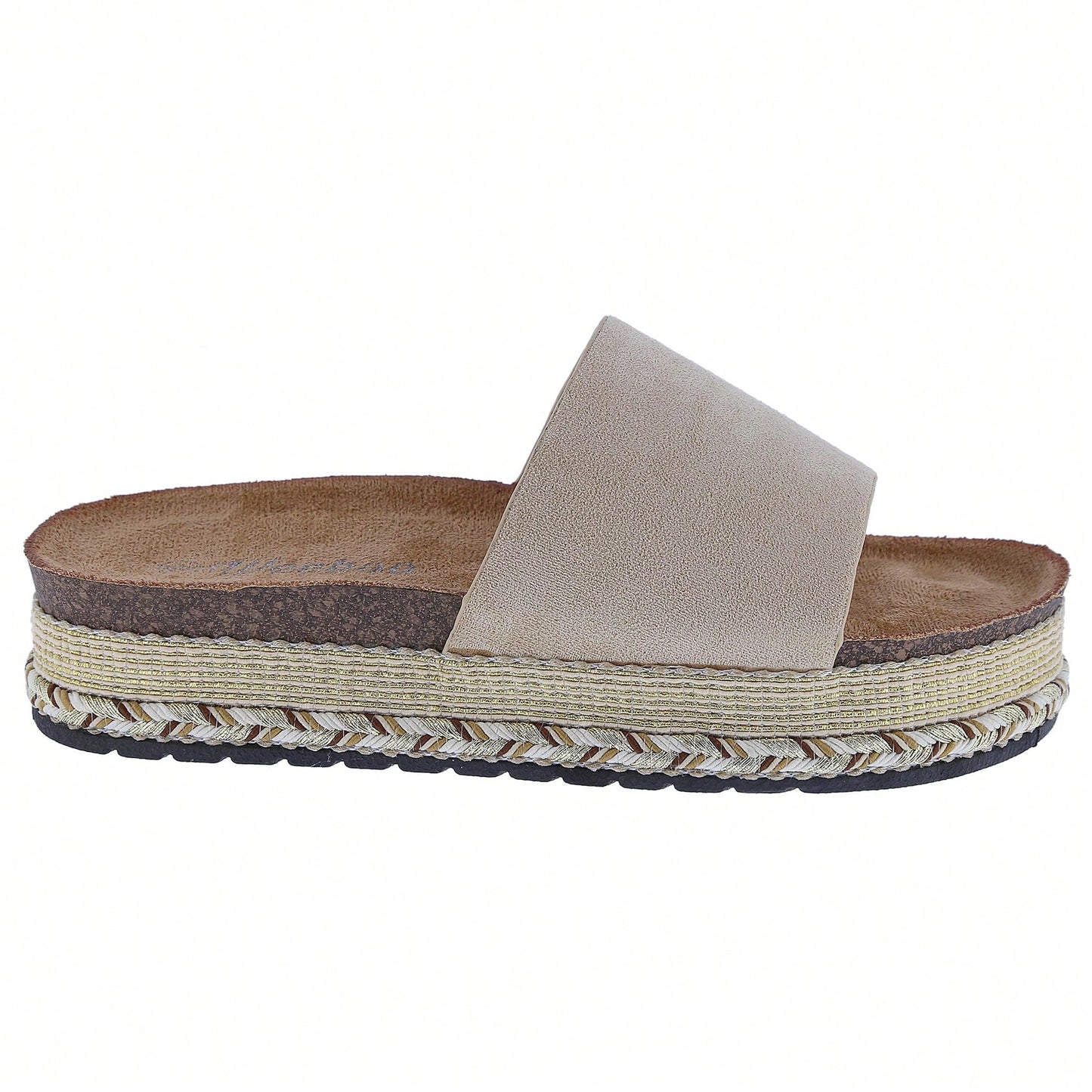 Women's Platform Fashion Slides Vintage Beach Sandals Slip On Open Toe Dressy Summer