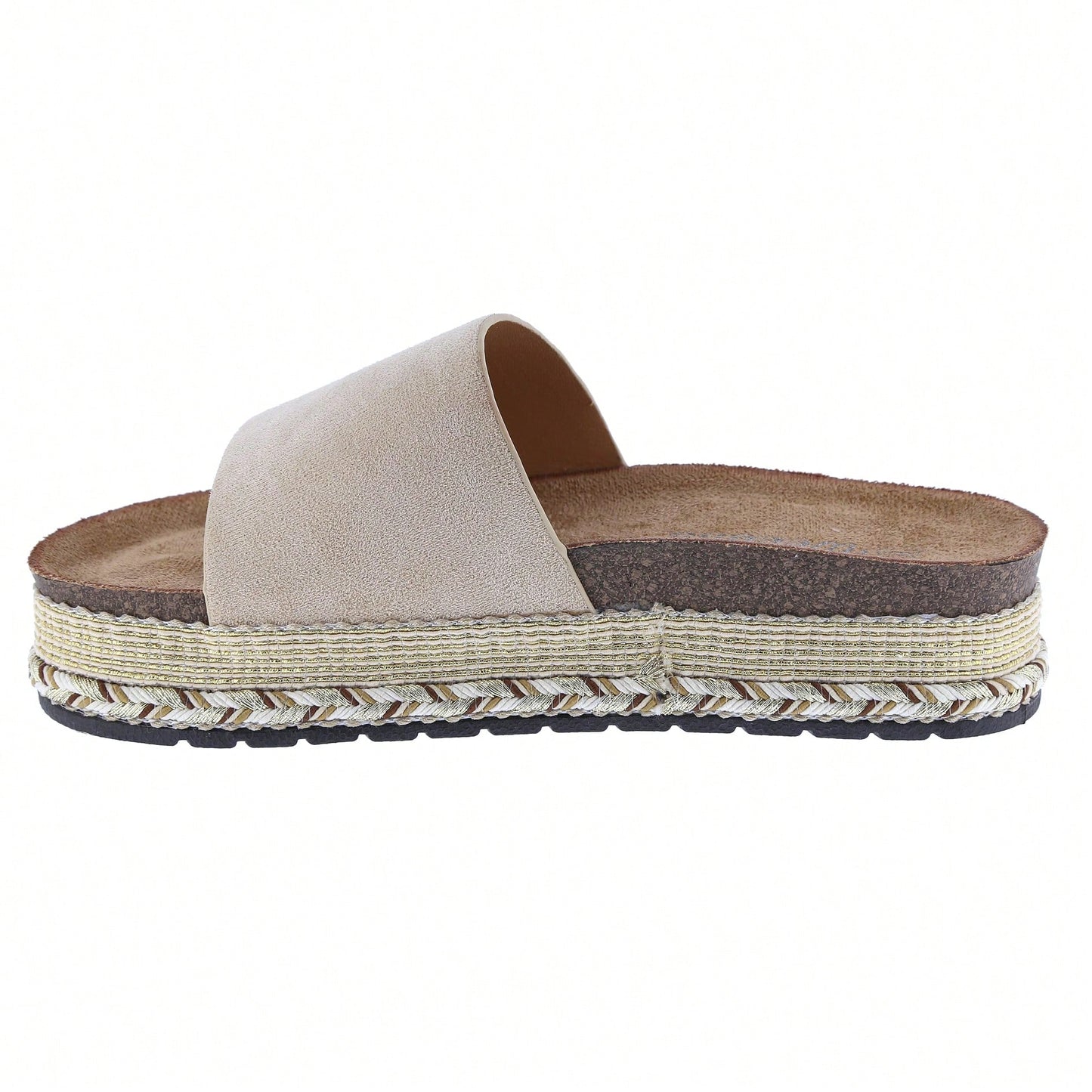 Women's Platform Fashion Slides Vintage Beach Sandals Slip On Open Toe Dressy Summer