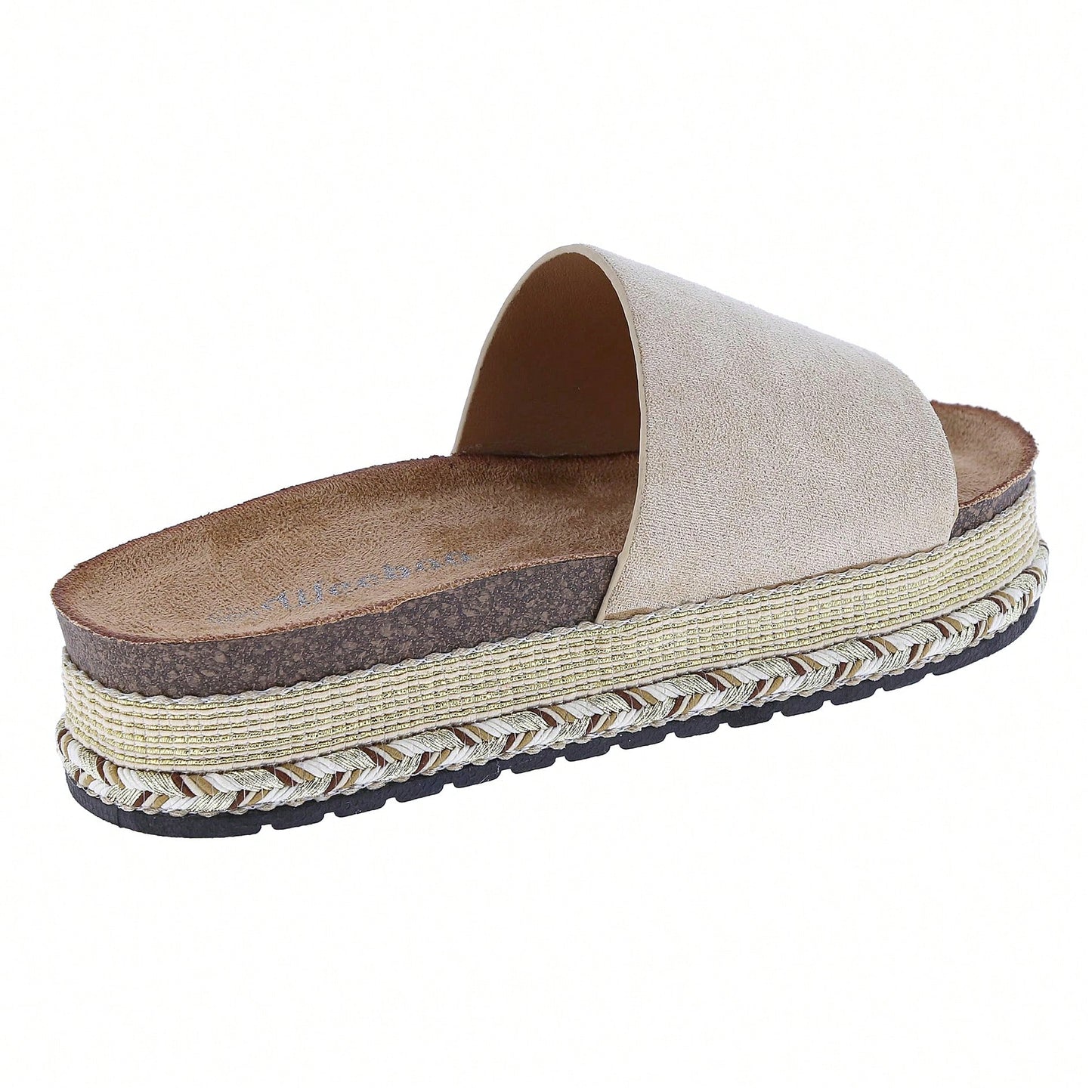 Women's Platform Fashion Slides Vintage Beach Sandals Slip On Open Toe Dressy Summer